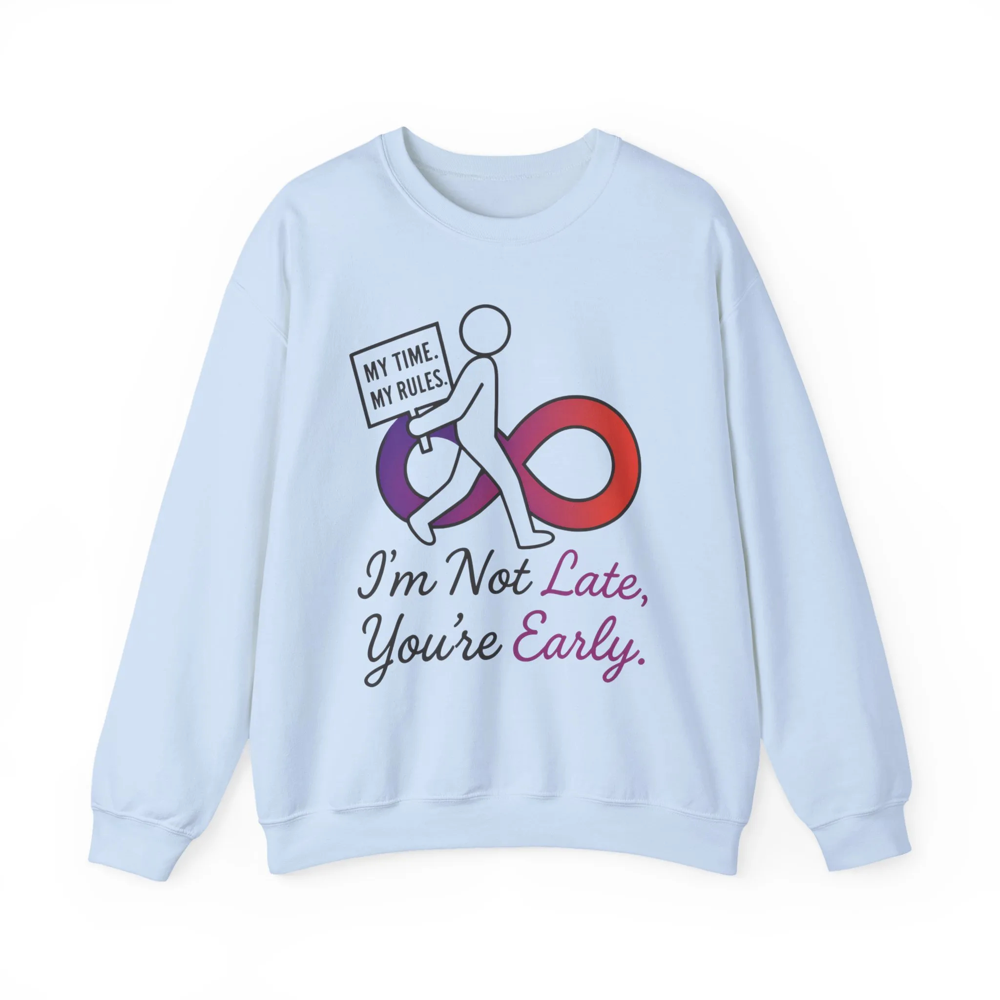 My Time, My Rules Funny Crewneck Sweatshirt, Womens Pullover, Gift for Her, Birthdays, Humor Clothing, Casual Style - Image 13