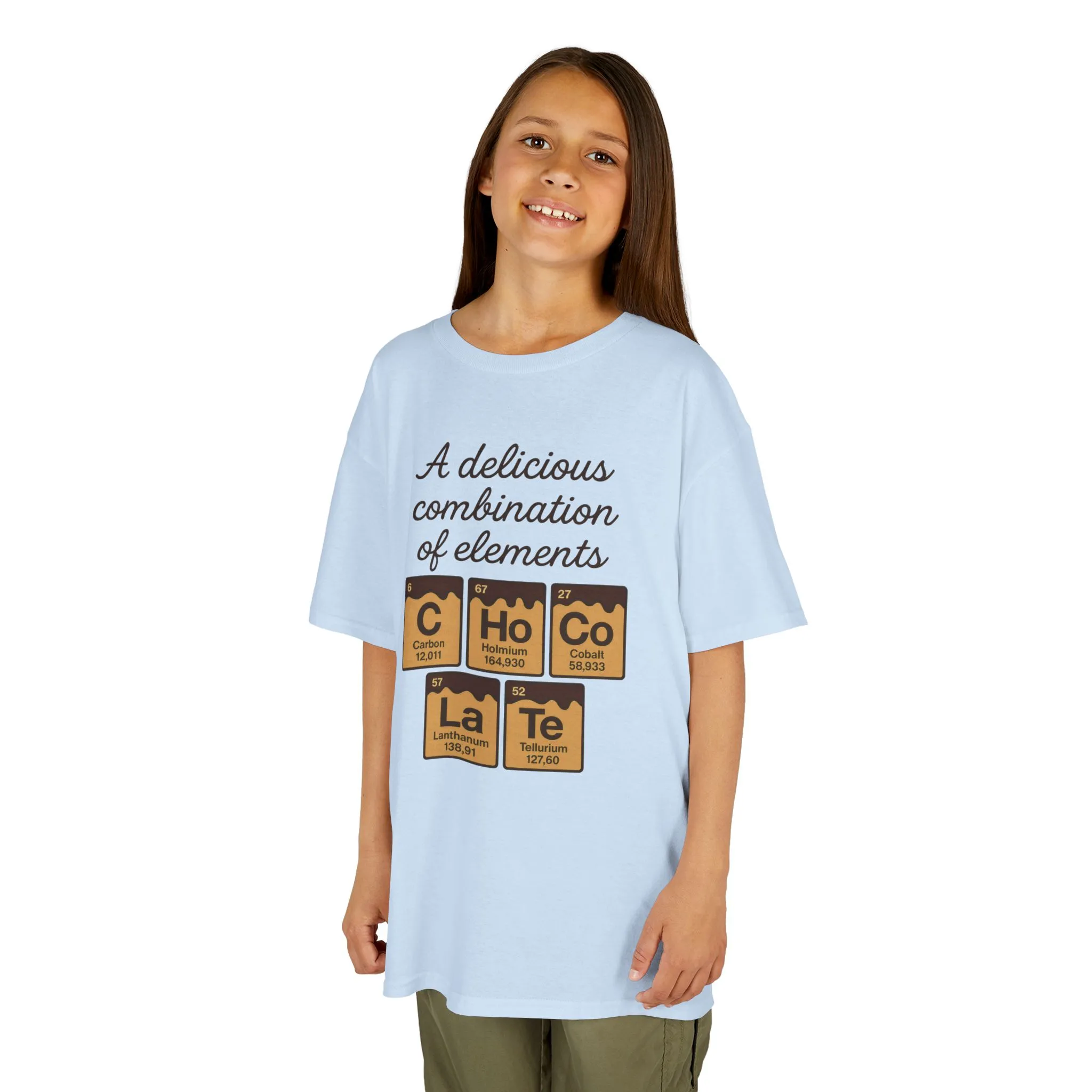 Funny Chocolate Science Young Girl T-Shirt, Choco-LaTe Element Shirt, Sweet Science Gift, Children's Gift, Birthday Party - Image 22