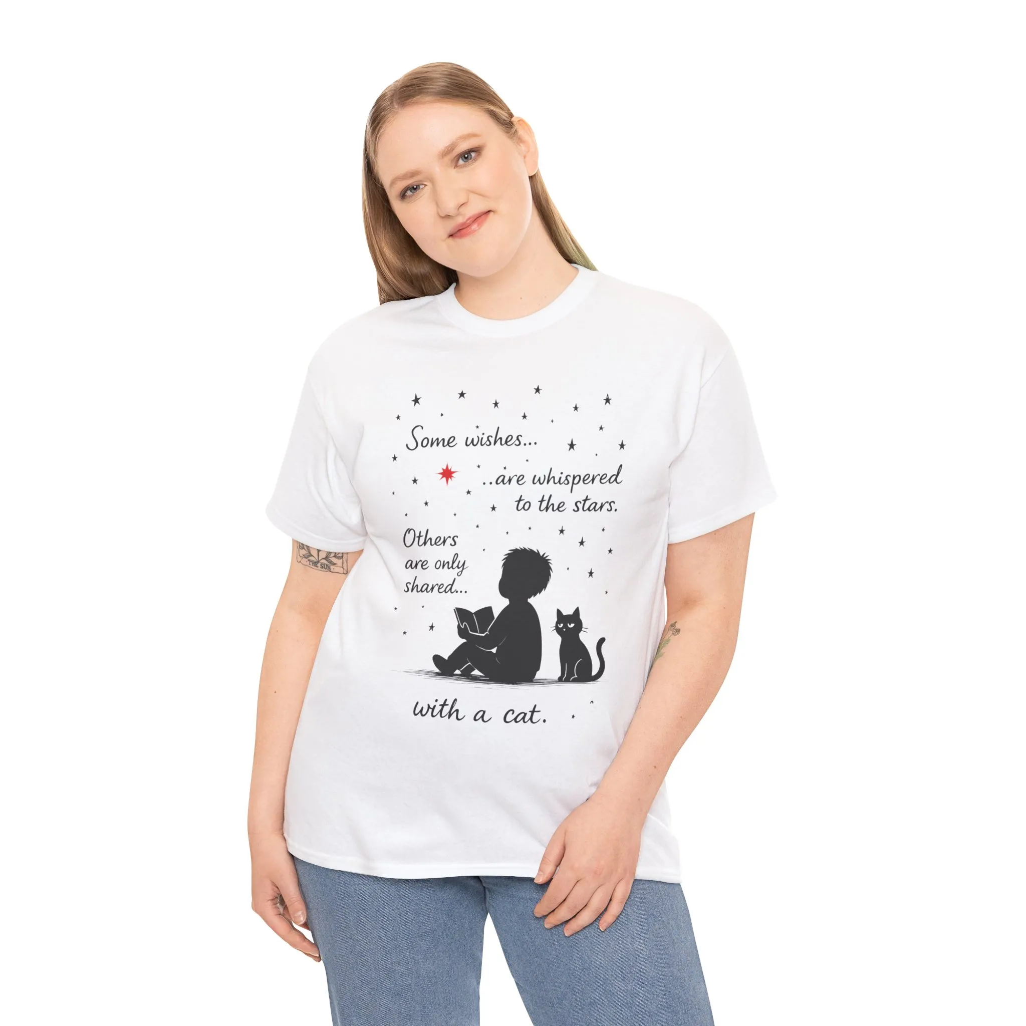 Whimsical Cat Lover Womens Tee, Cozy Cotton T-Shirt, Perfect Gift for Cat Lovers, Pet Owner Gift, Birthday or Cat Appreciation Day - Image 6