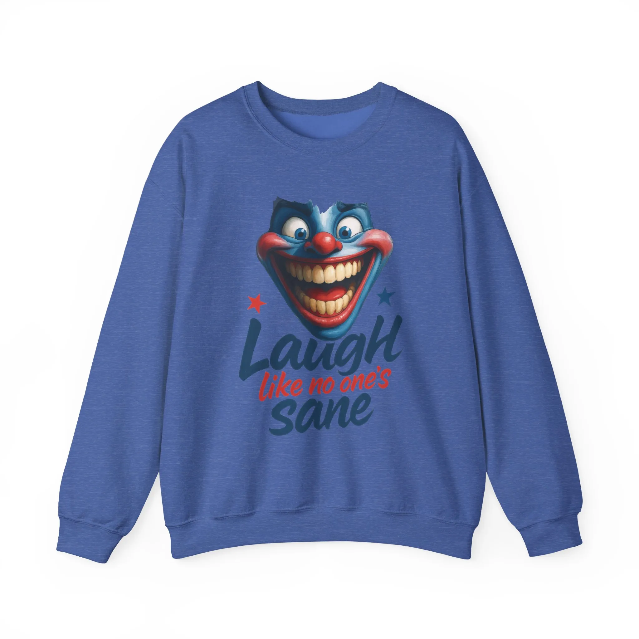 Funny Sweatshirt with 'Laugh Like No One's Sane' Design, Unisex Crewneck, Cozy Gift for Friends, Humor Apparel, Comfy Casual Wear - Image 25