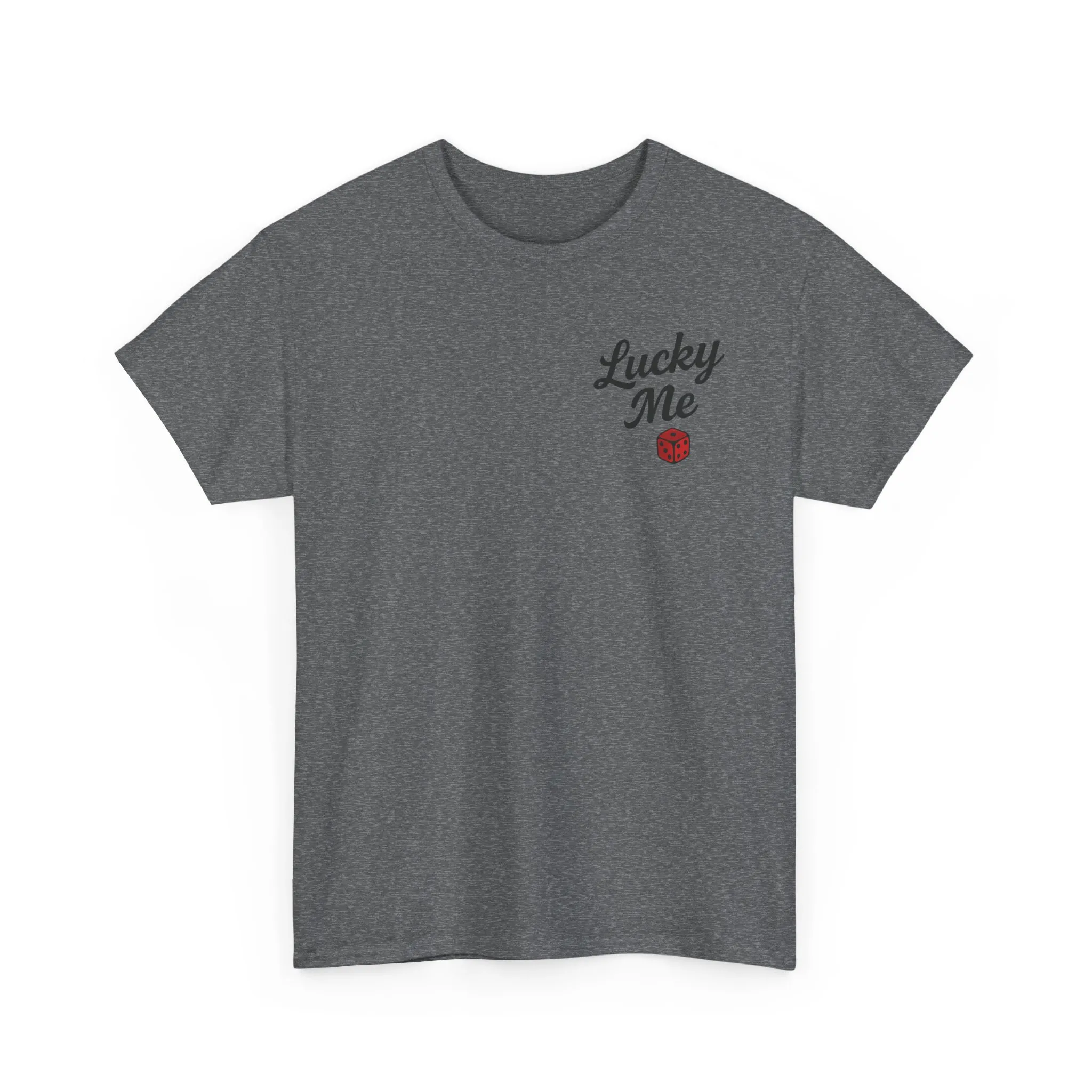 Lucky Me Tee, Retro Lady Luck Shirt for Men, Gambling & Dice Themed Tee, Vintage Pin-Up Vegas Gift, Good Luck Gifts, for Luck Enthusiasts - Image 2