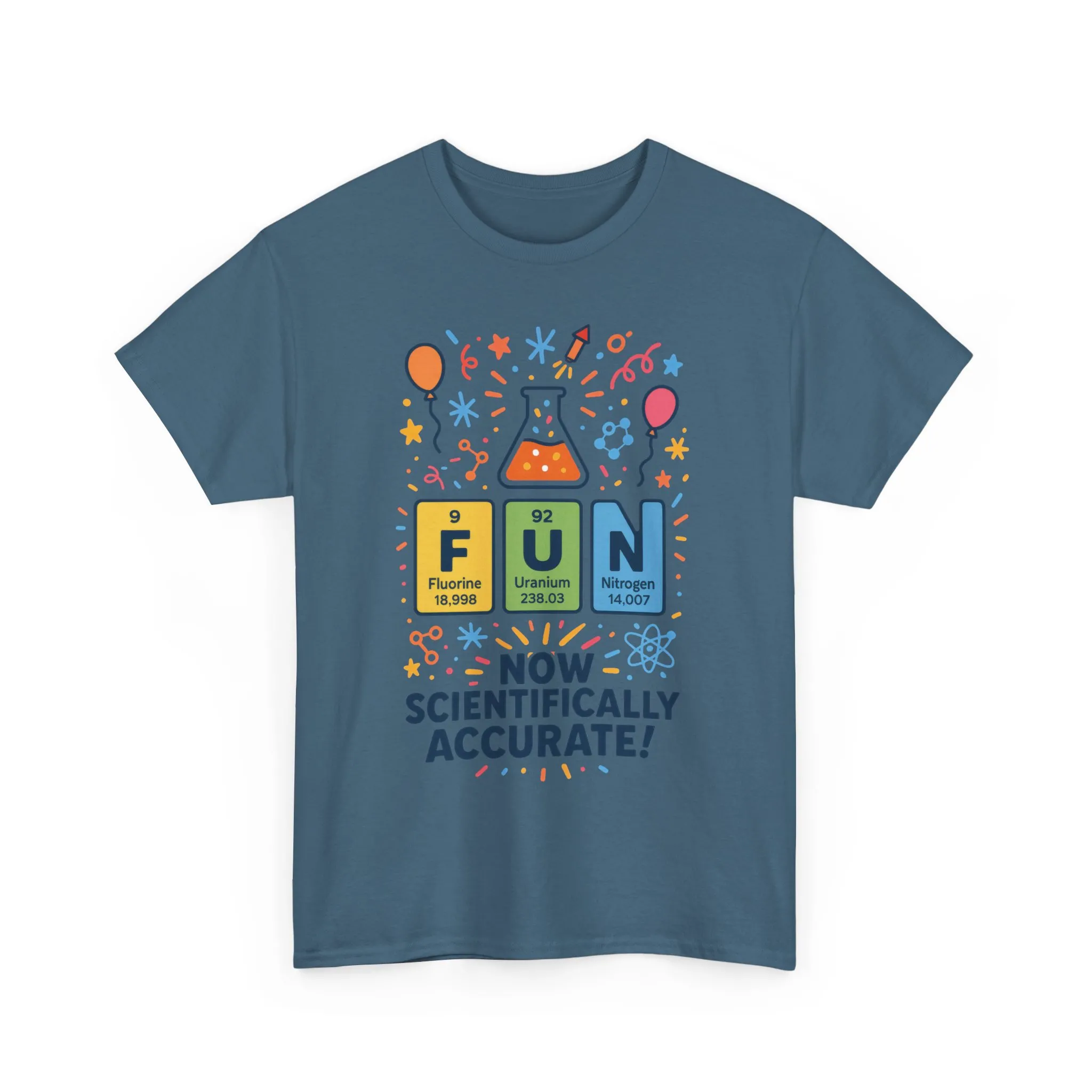 Fun Science Unisex Heavy Cotton Tee, Perfect for STEM Lovers, Gift for Science Teachers, FUN Periodic Table Tee,Nerdy Unisex Shirt - Image 15