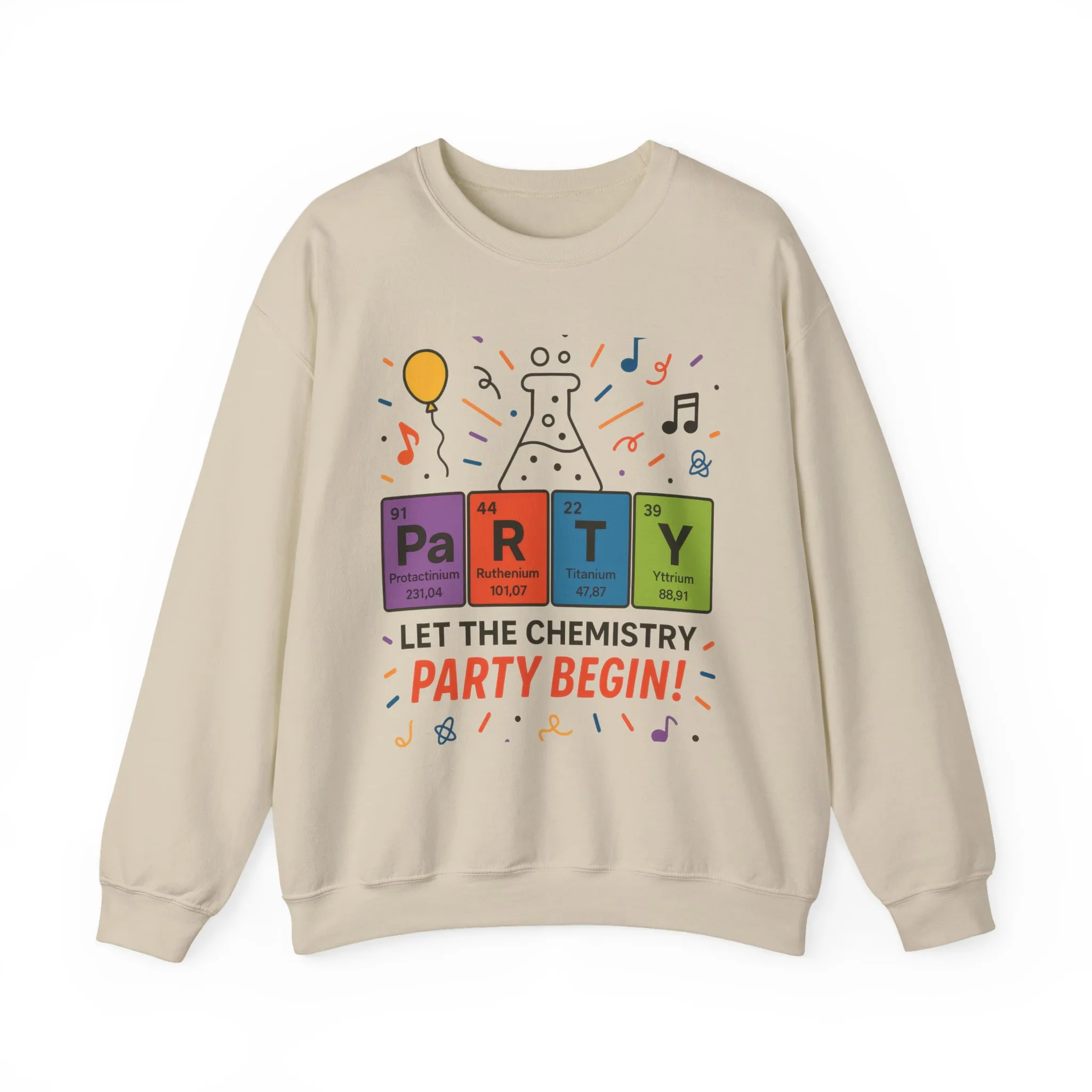 Party Chemistry Crewneck Sweatshirt, Chemistry Sweatshirt, Science Gift, Cute Crew Neck, Birthday Sweatshirt, Unisex Pullover - Image 39