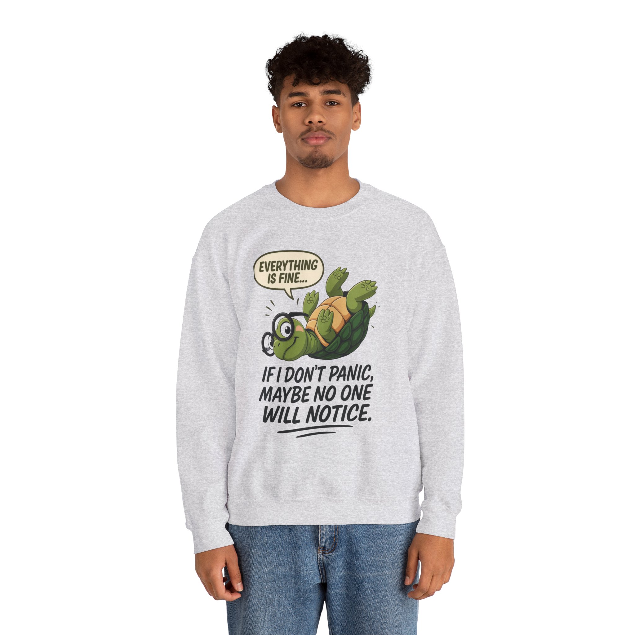 Casual Humor Unisex Sweatshirt, Perfect Gift for Anxiety Relief, Social Anxiety Joke, Quirky Graphic Sweatshirt, Introvert Humor Gift - Image 8
