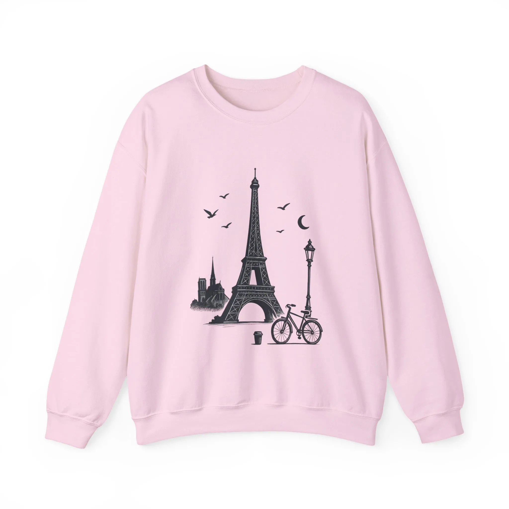 Vintage Parisian Crewneck Sweatshirt, Eiffel Tower Sweater, Cozy Travel Gift, Unisex Fashion, Casual Paris Sweatshirt - Image 29