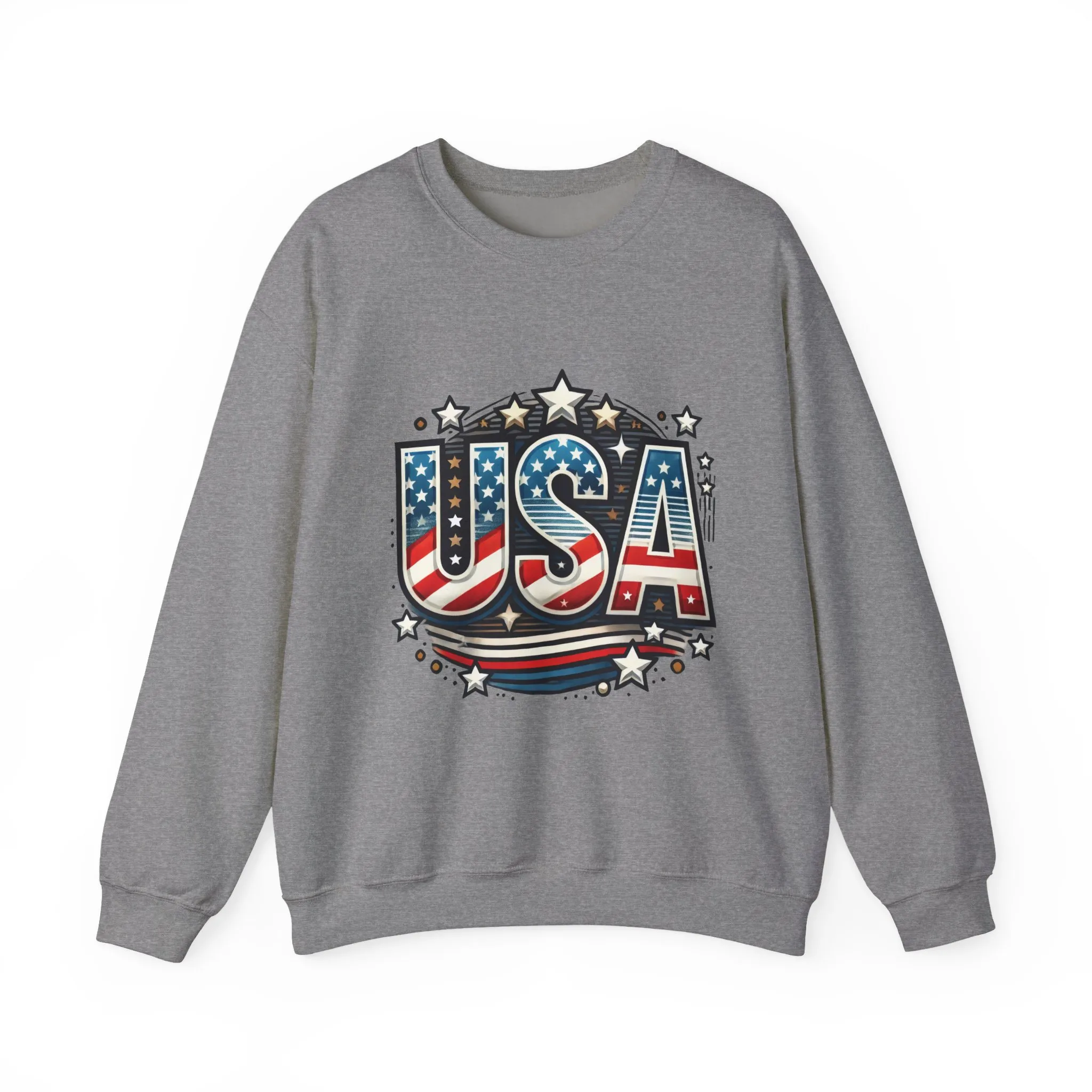 USA Pride Crewneck Sweatshirt, Comfortable Unisex Top, Great for Fourth of July, Independence Day, Everyday Wear, Cozy Gift - Image 12