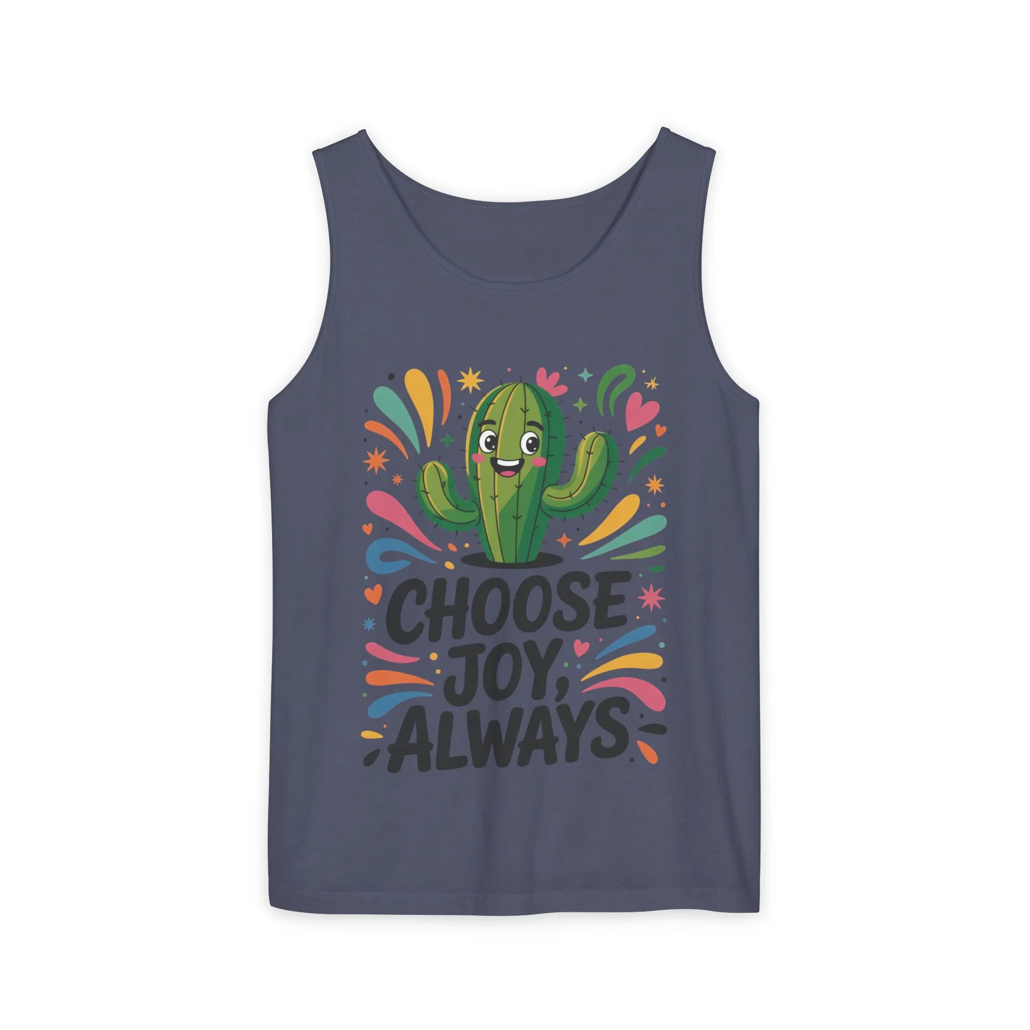 Joyful Cactus Womens Tank Top, Choose Joy Always, Summer Tank, Casual Wear, Gift for Friends, Trendy Top, Vacation Outfit - Image 25