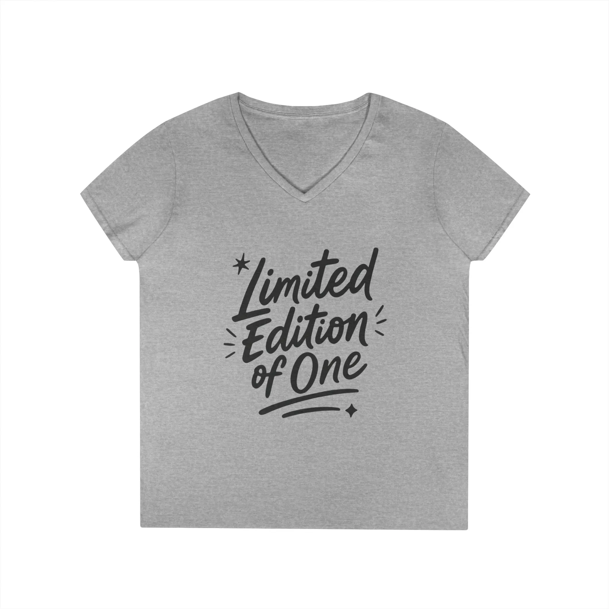 Limited Edition Ladies' V-Neck T-Shirt, Unique Gift for Her, Casual, Self-Confidence, Self-love, Positive Message Women's T-Shirt - Image 7