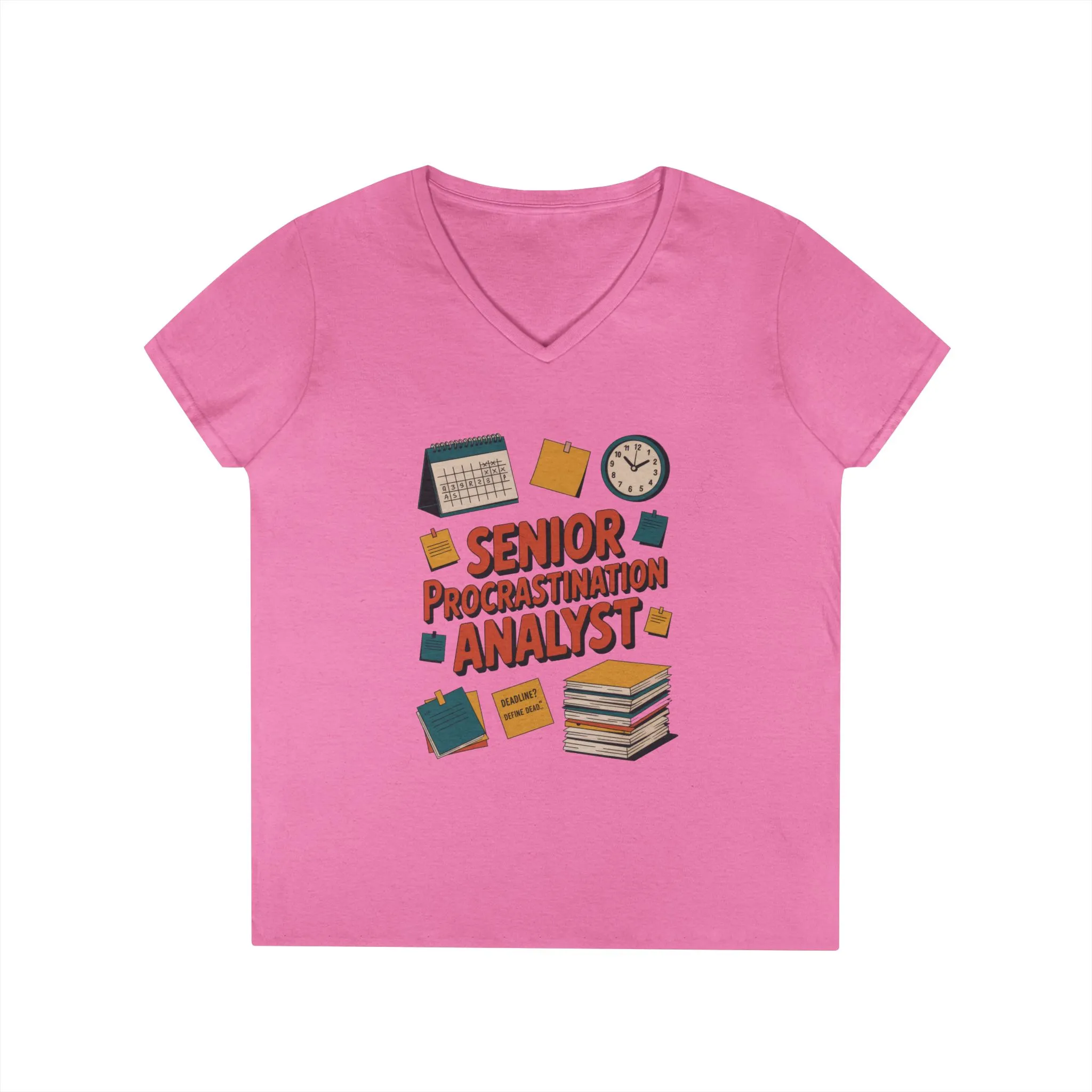 Senior Procrastination Analyst T-Shirt, Fun Gift for Students, Teachers, Graduates, Back to School, Relaxed Vibes, Office Humor Apparel - Image 2