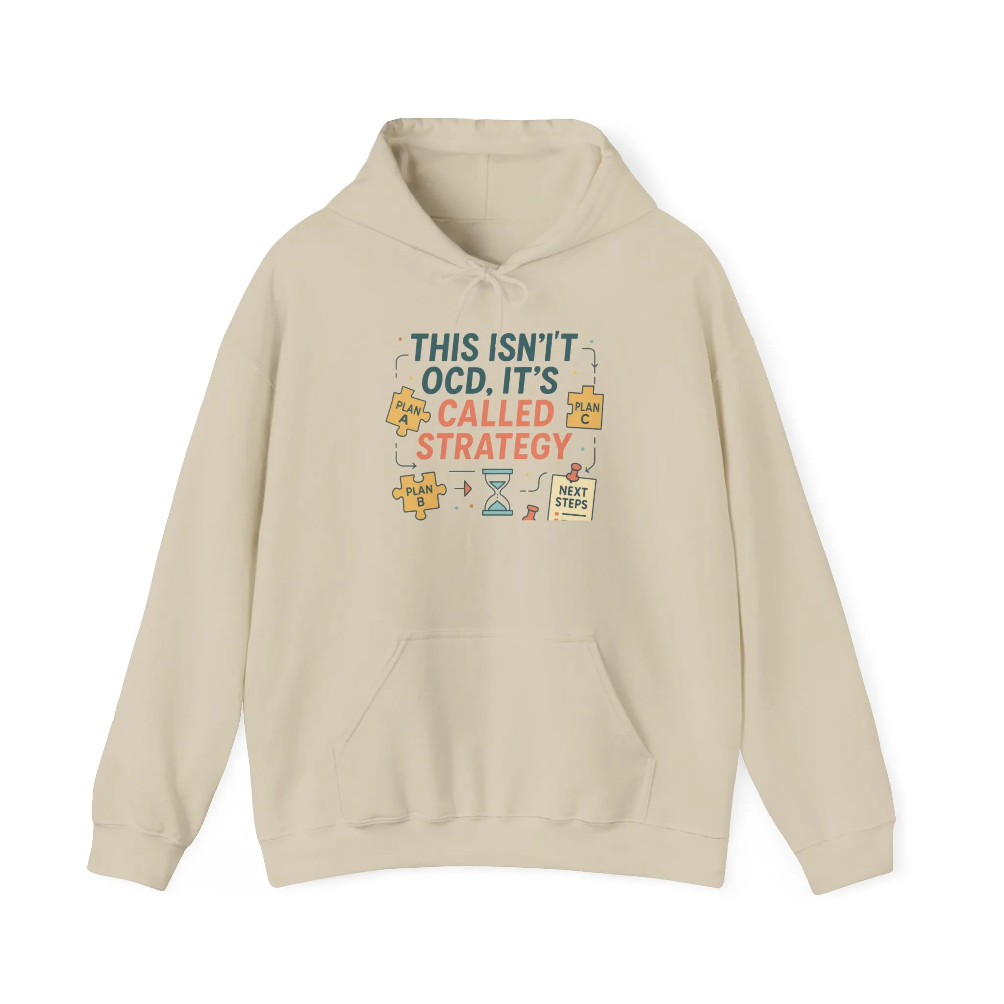 Strategic Humor Hoodie, Unisex Sweatshirt, Gift for Strategists, Funny Hoodie, Planner Gift, Cozy Stylish Sweatshirt, Relaxed Fit Hoody - Image 10