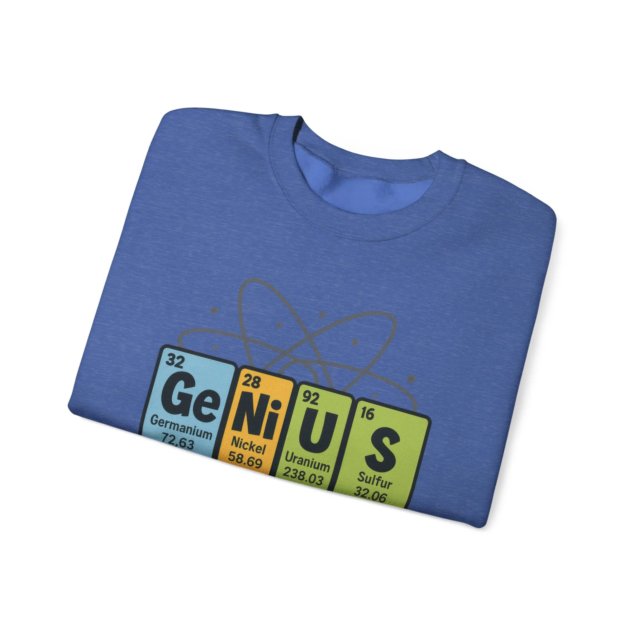 Funny Mens Genius Sweatshirt, Periodic Table Nerd Pullover, Smart Science Gift for Him, Genius Sweatshirt, Science Lovers Gift - Image 25