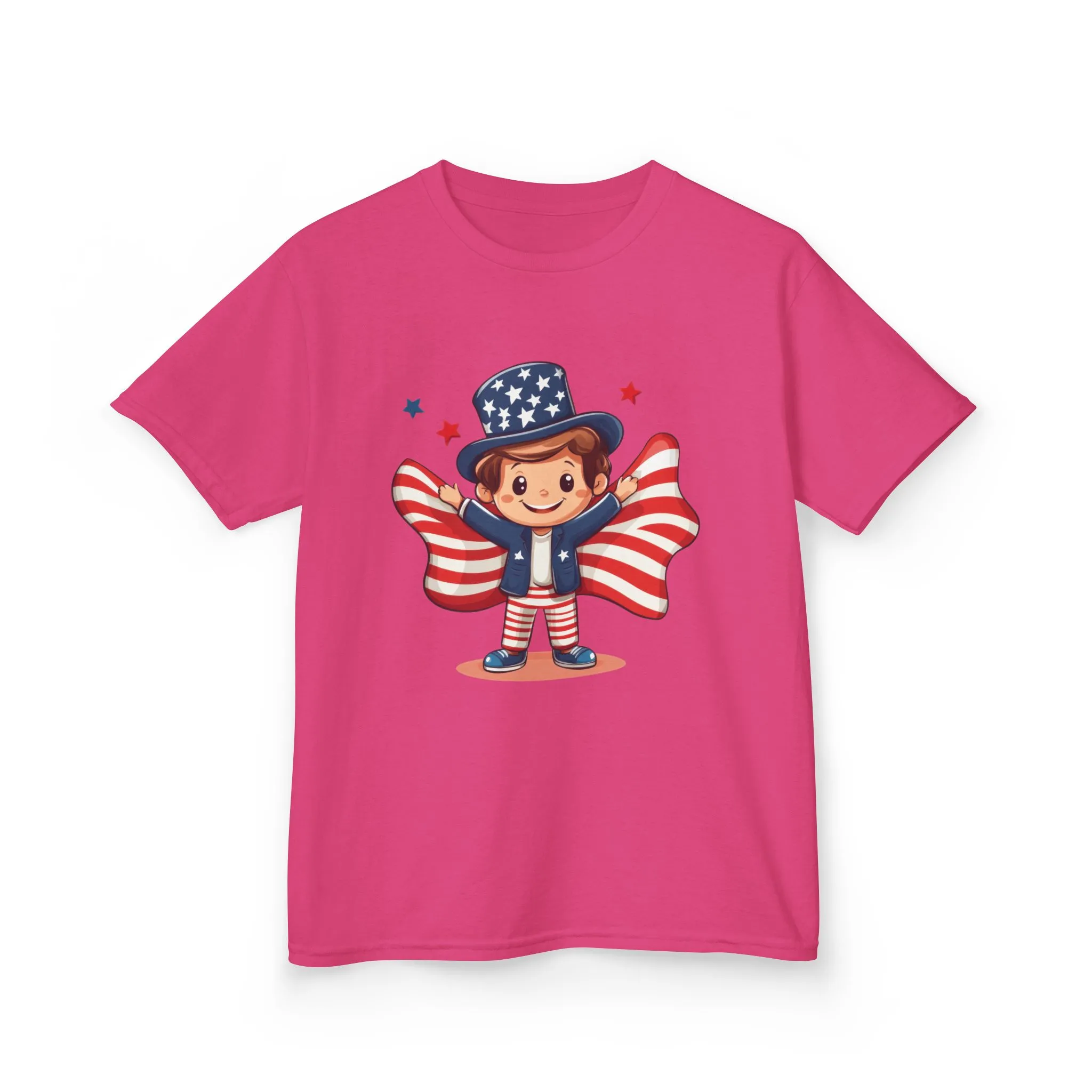 4th of July Kids T-Shirt,Kids Unisex Patriotic Tee, American Flag Outfit for Boys and Girls, Independence Day Shirt, Cute American Shirt - Image 47