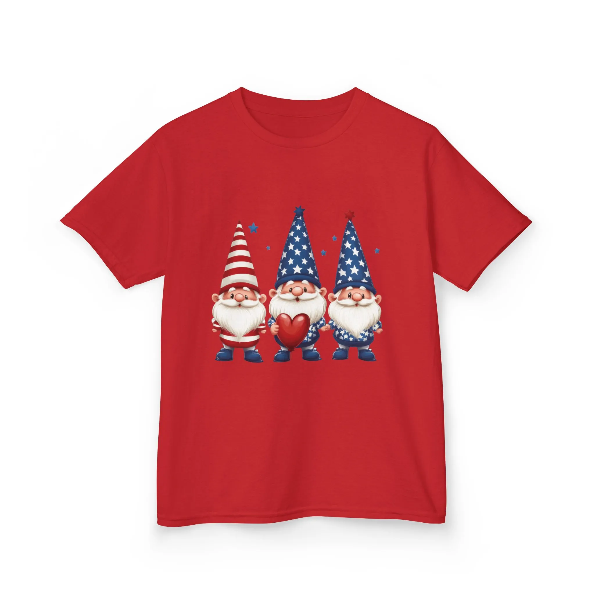 Patriotic Gnome Kids Tee, Cute 4th of July Shirt, Adorable Summer Outfit, Kids Casual Wear, Independence Day Gift - Image 17