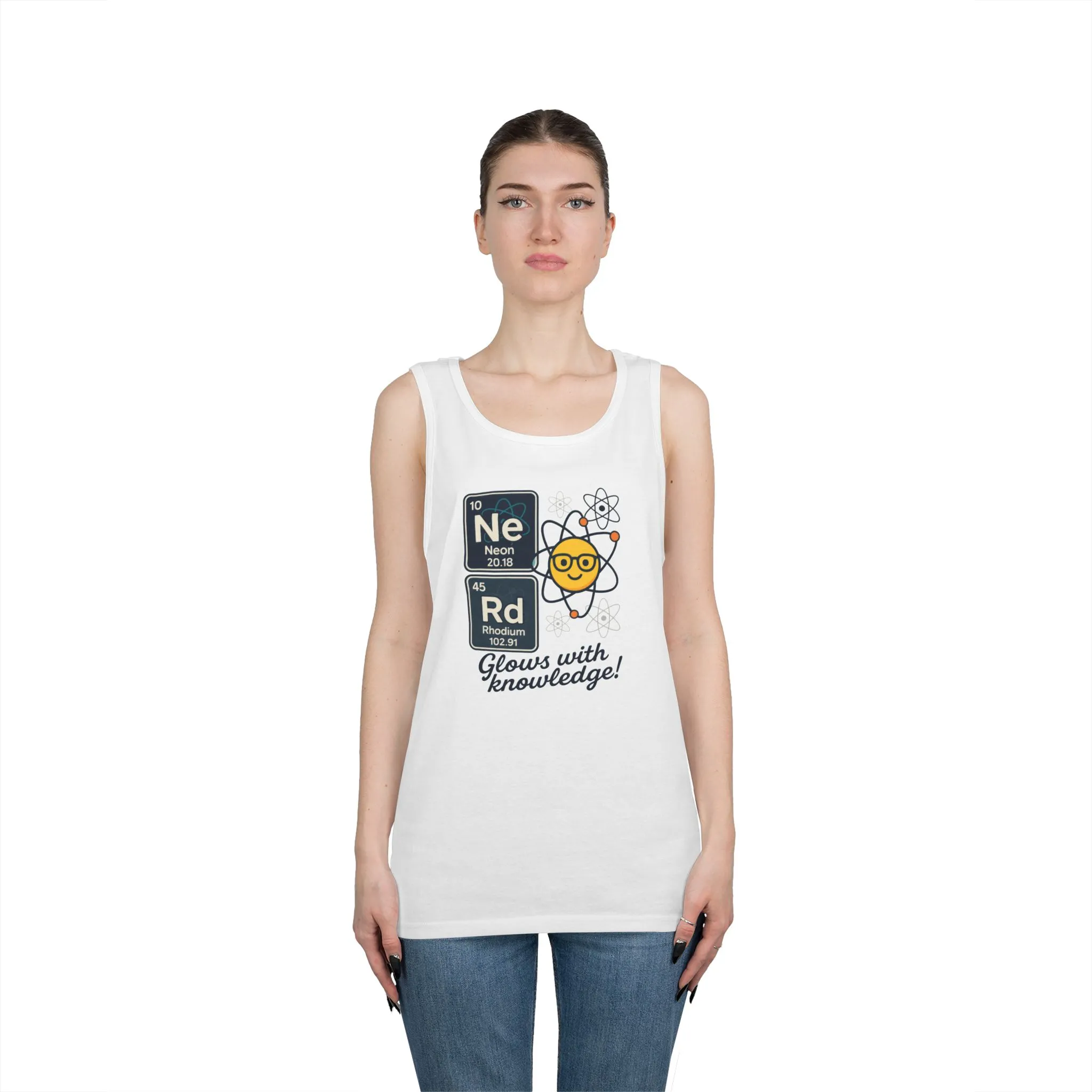 Nerd Tank Top for Men, Funny Science Shirt, Periodic Table Sleeveless Tee, Geeky Workout Shirt, Gift for Teachers, gift for Science Events - Image 6