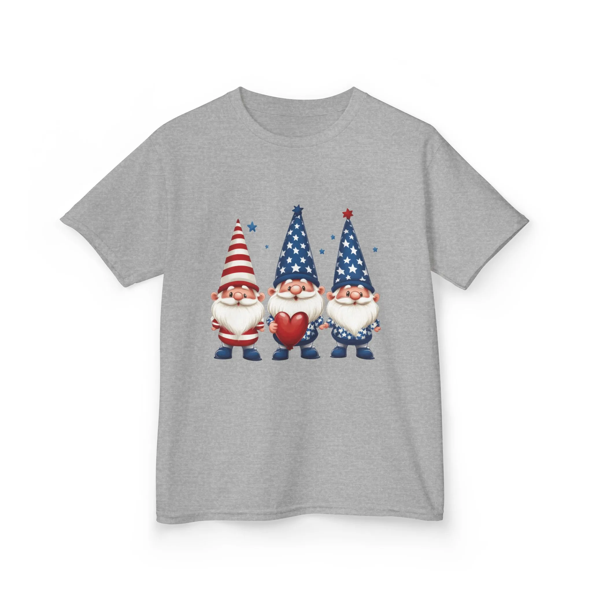 Patriotic Gnome Kids Tee, Cute 4th of July Shirt, Adorable Summer Outfit, Kids Casual Wear, Independence Day Gift - Image 7