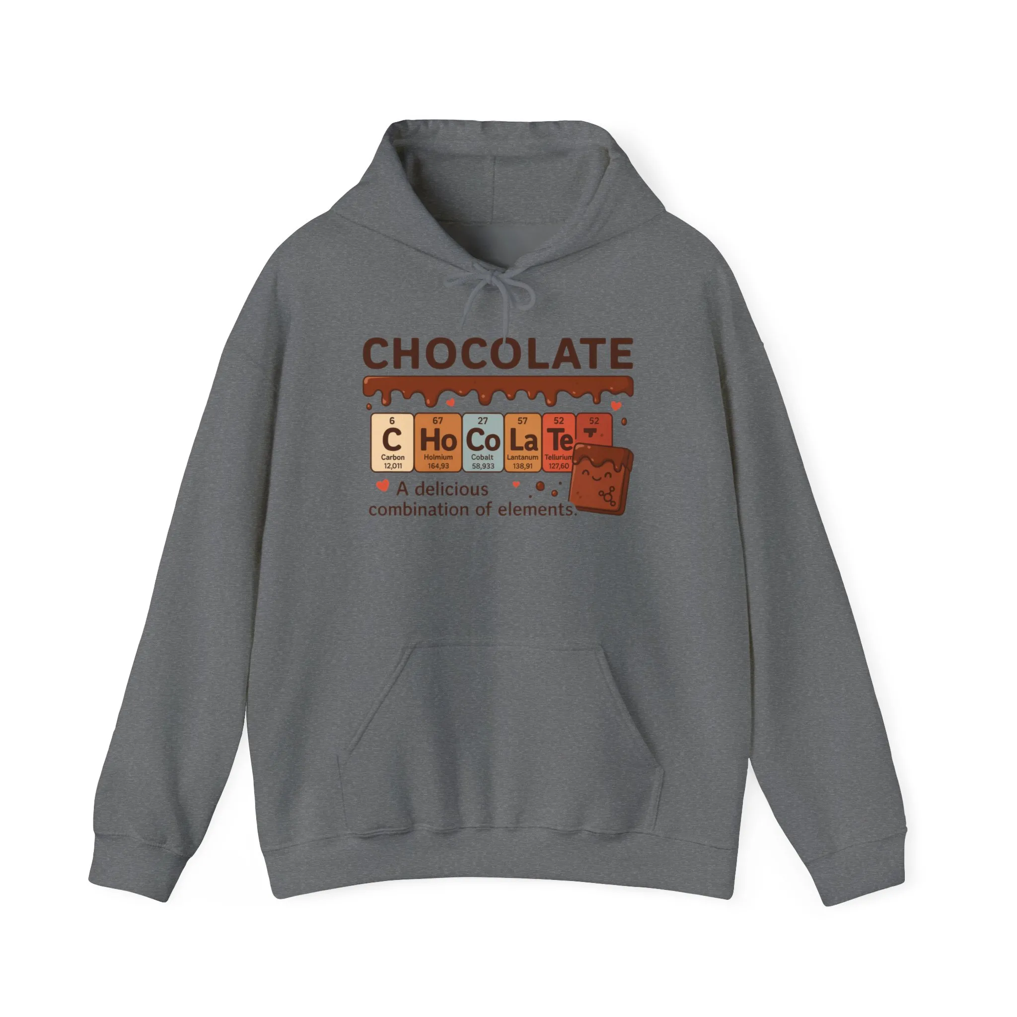 Chocolate Lovers Comfort Hoodie, Perfect Gift for Chemistry Lovers, Casual Wear, Sweet Treats Enthusiasts, Birthdays, Chemistry Students - Image 12