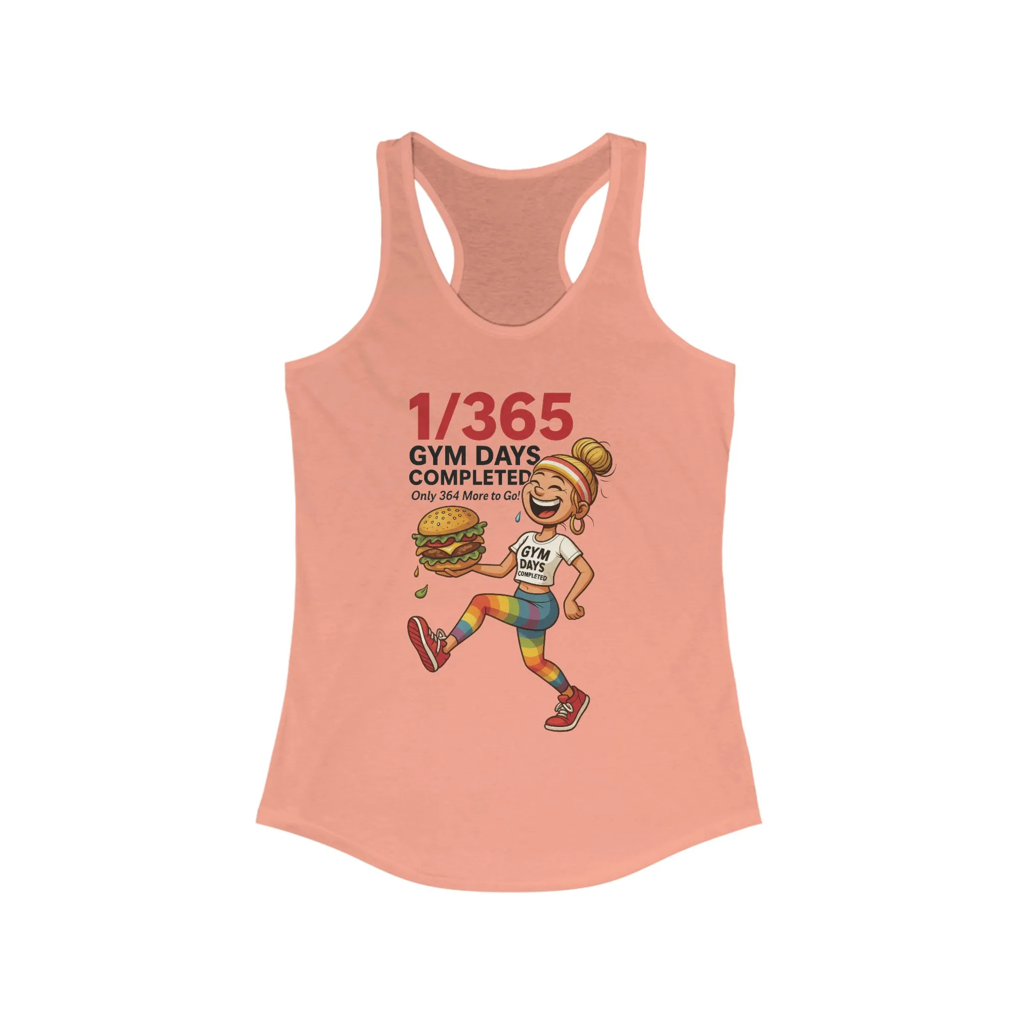 Women's Funny Gym Tank, Workout Tank Top, Lazy Fitness Humor Tee, Gym Motivation Tee, Fun Workout Shirt, Fitness Gift, Gift for Gym Lovers - Image 5