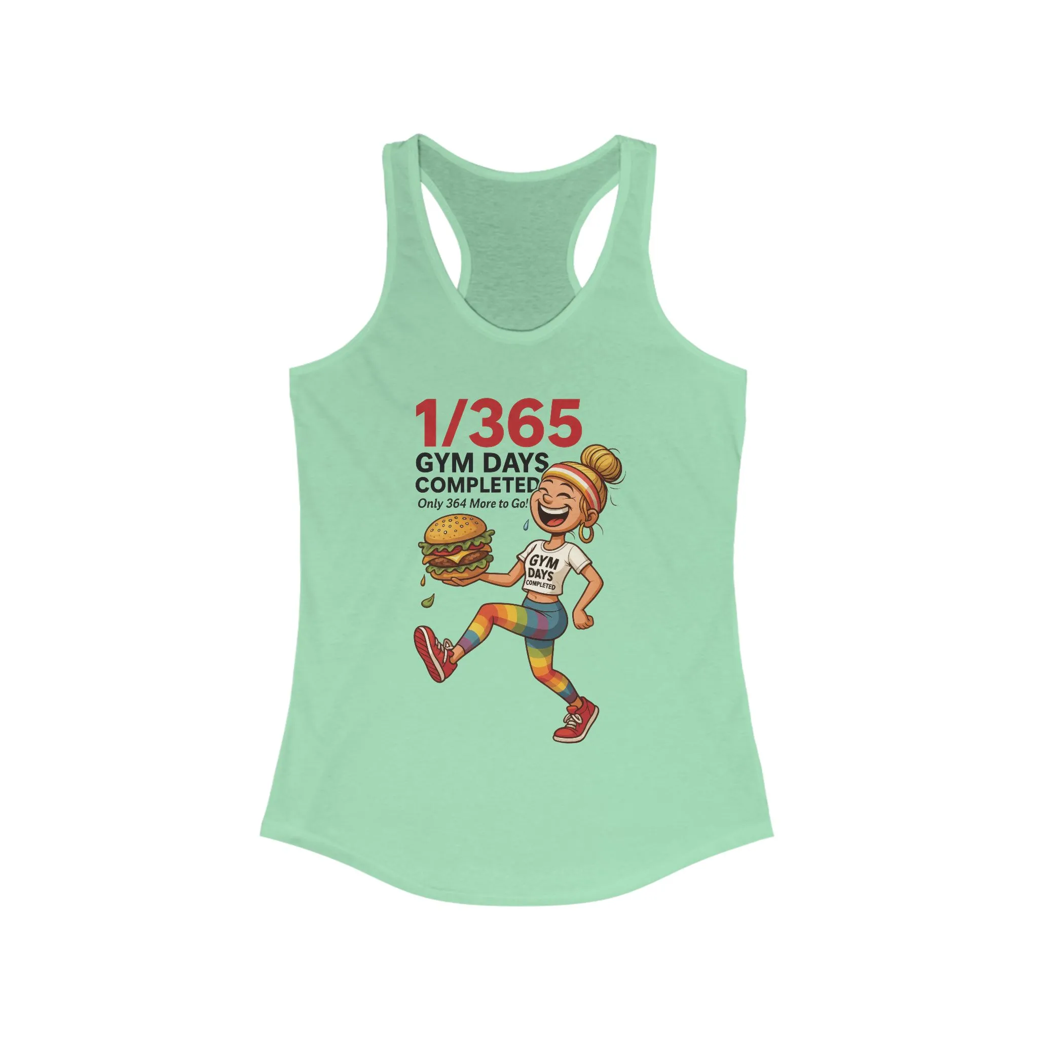 Women's Funny Gym Tank, Workout Tank Top, Lazy Fitness Humor Tee, Gym Motivation Tee, Fun Workout Shirt, Fitness Gift, Gift for Gym Lovers - Image 7