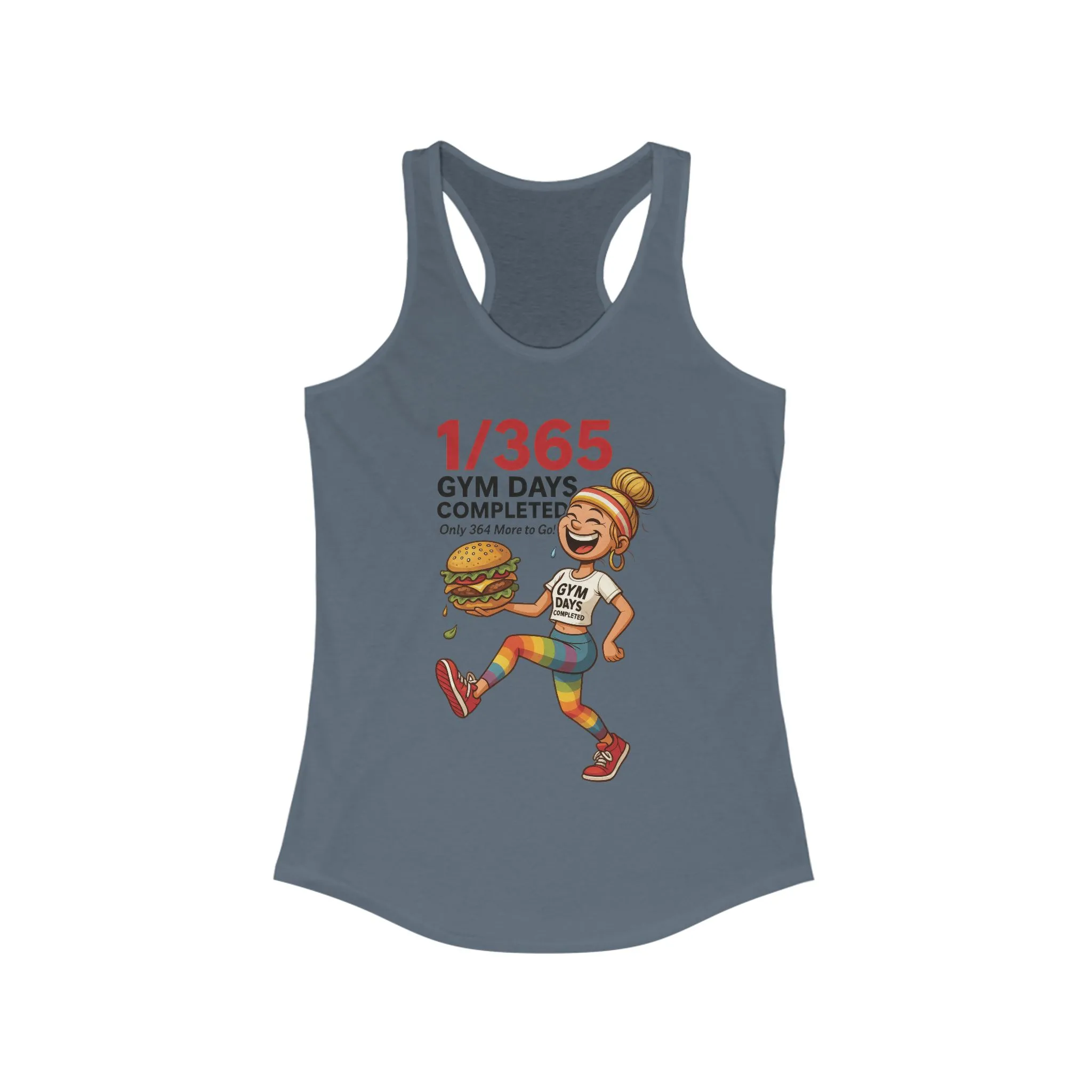 Women's Funny Gym Tank, Workout Tank Top, Lazy Fitness Humor Tee, Gym Motivation Tee, Fun Workout Shirt, Fitness Gift, Gift for Gym Lovers - Image 11
