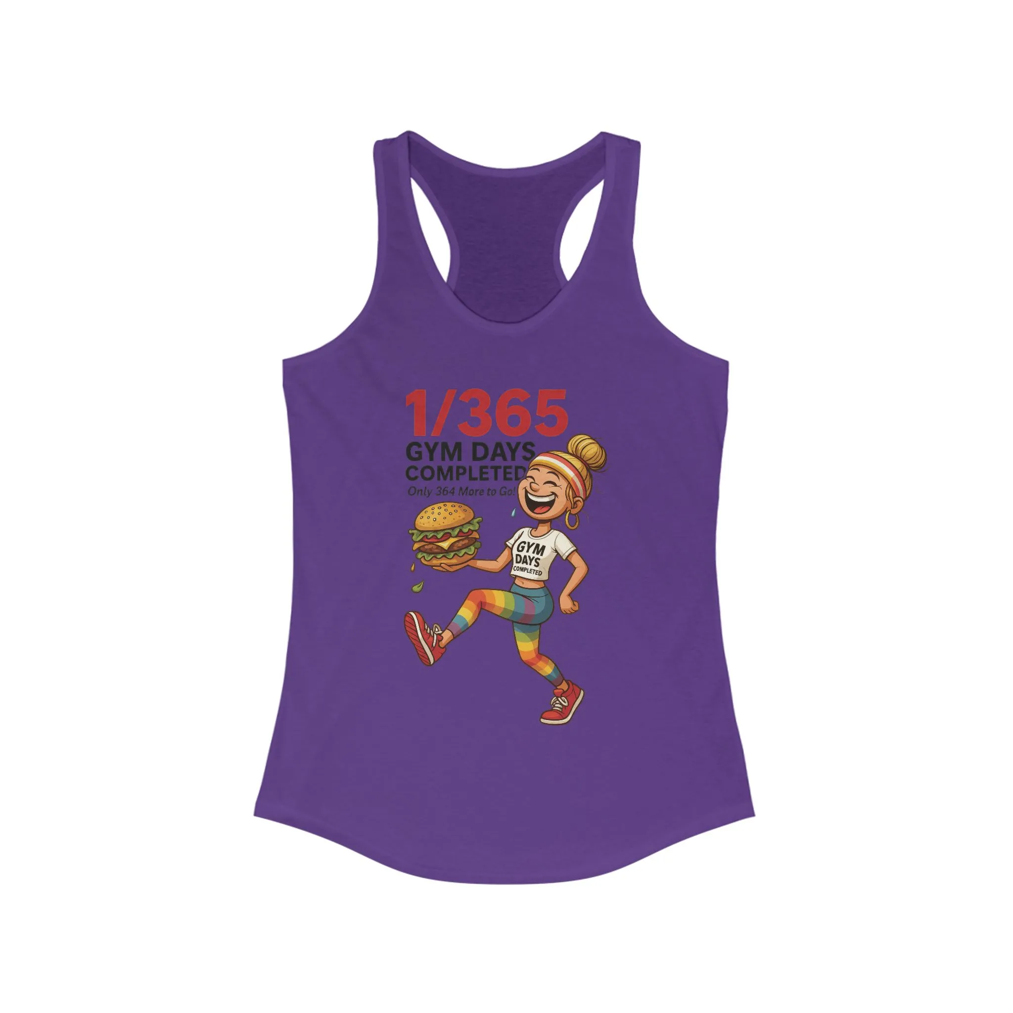 Women's Funny Gym Tank, Workout Tank Top, Lazy Fitness Humor Tee, Gym Motivation Tee, Fun Workout Shirt, Fitness Gift, Gift for Gym Lovers - Image 17