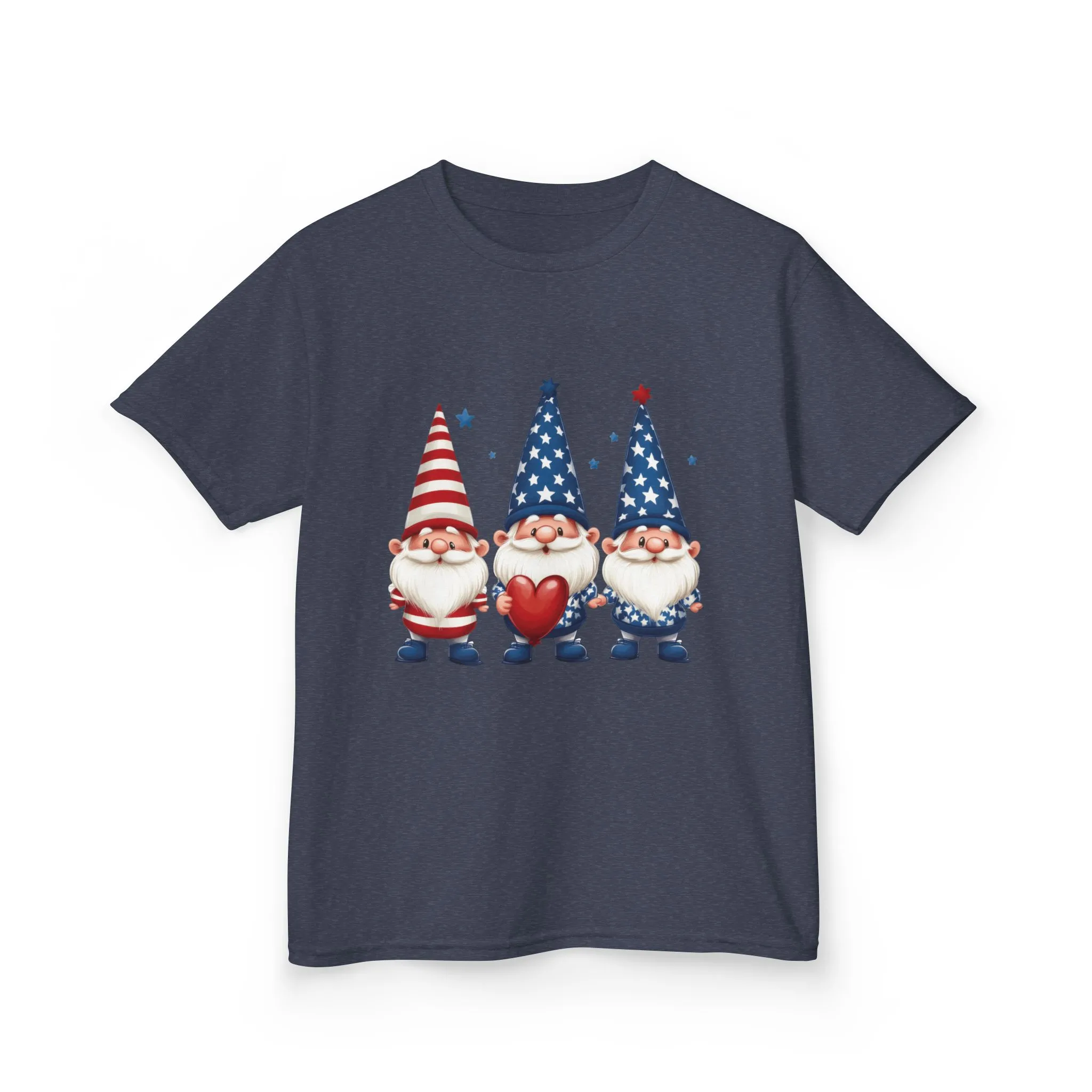 Patriotic Gnome Kids Tee, Cute 4th of July Shirt, Adorable Summer Outfit, Kids Casual Wear, Independence Day Gift - Image 13
