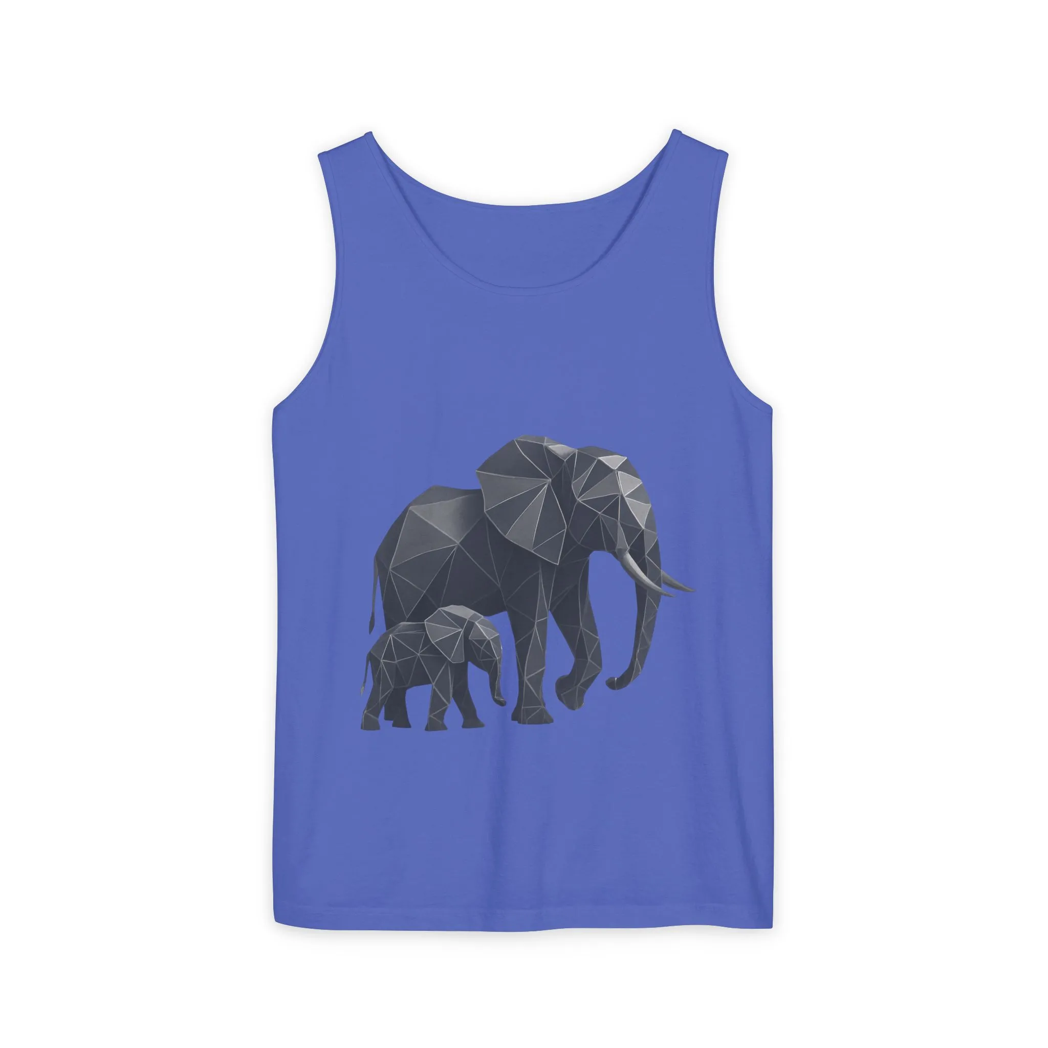 Elephant Family Unisex Tank Top, Animal Lover Gift, Casual Wear, Summer Essentials, Eco-Friendly Apparel, Wildlife Shirt - Image 25
