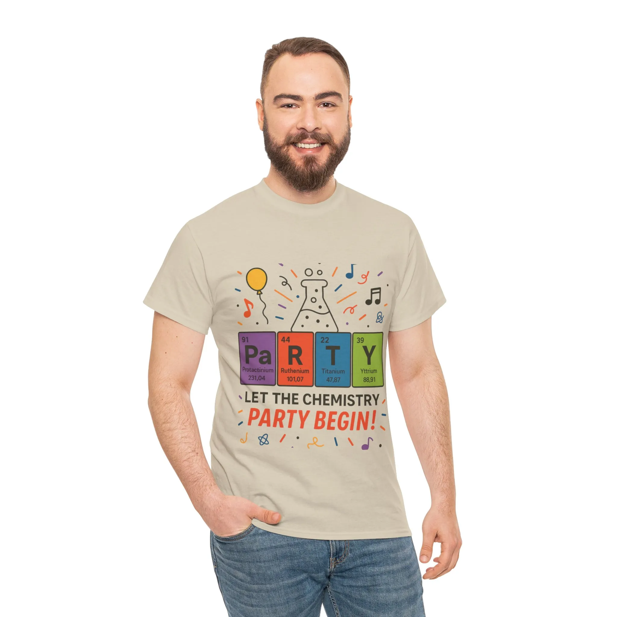 Funny Chemistry Party T-Shirt, Periodic Table PaRTY Tee, Unisex Science Humor Shirt, Gift for Chemistry Teacher,Science Tee, Nerdy Pun Shirt - Image 36