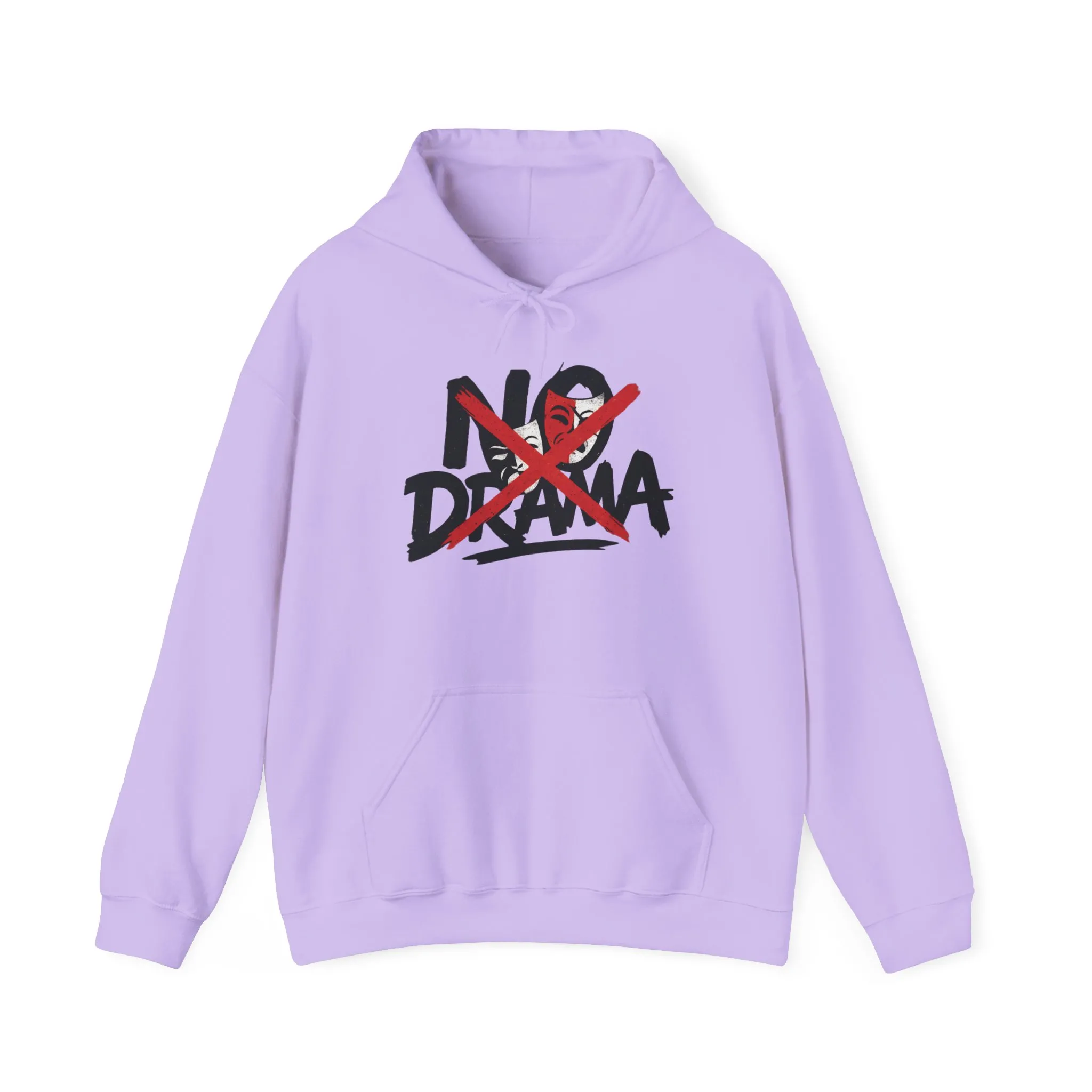No Drama Womens Hooded Sweatshirt, Cozy Hoodie, Casual Gift, Relaxed Style, Everyday Wear, Funny Sweatshirt - Image 21