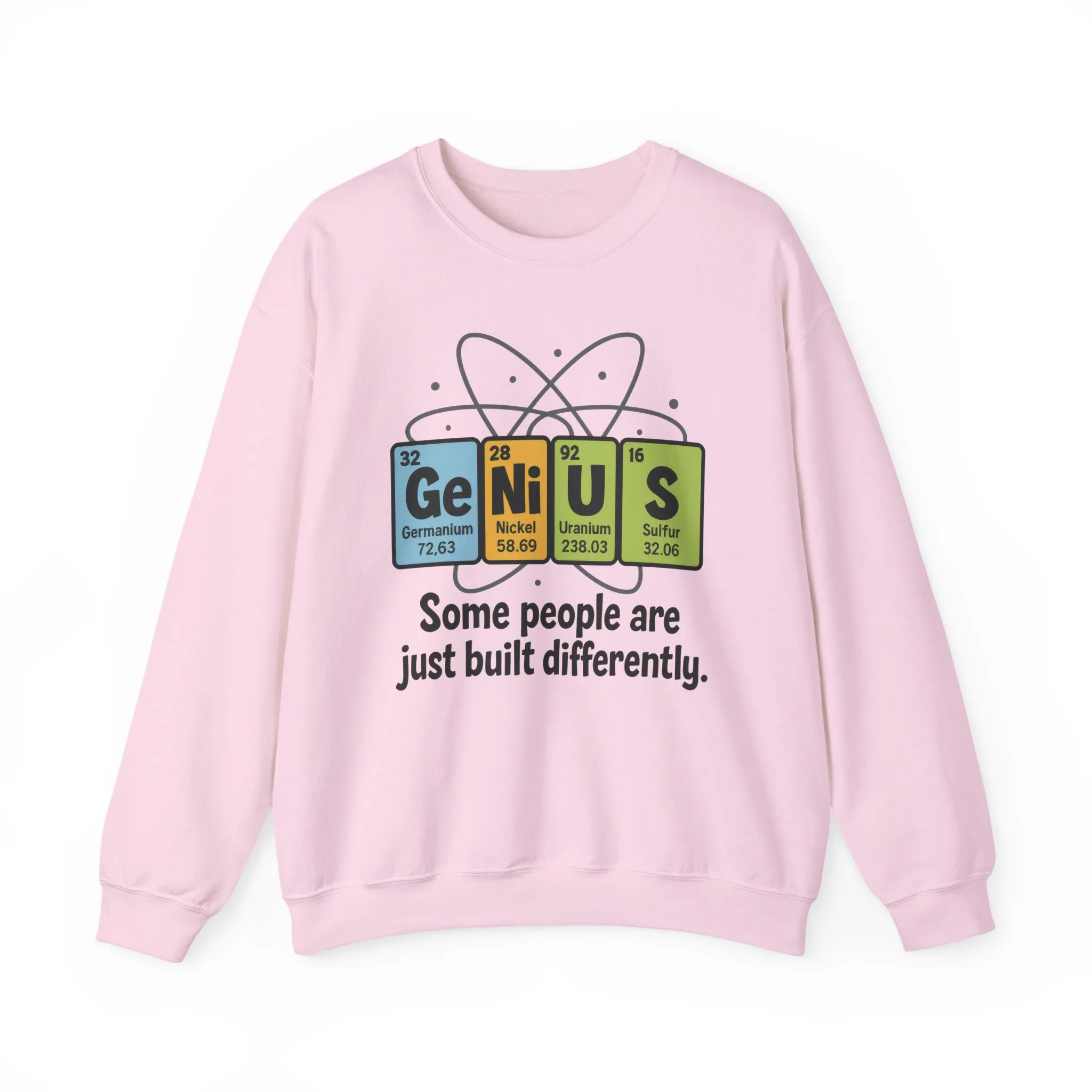 Funny Womens Science Sweatshirt, Genius Periodic Table Pullover, Nerdy Chemistry Gift for Her, Funny Gift for Nerds, Science Geek Apparel - Image 22