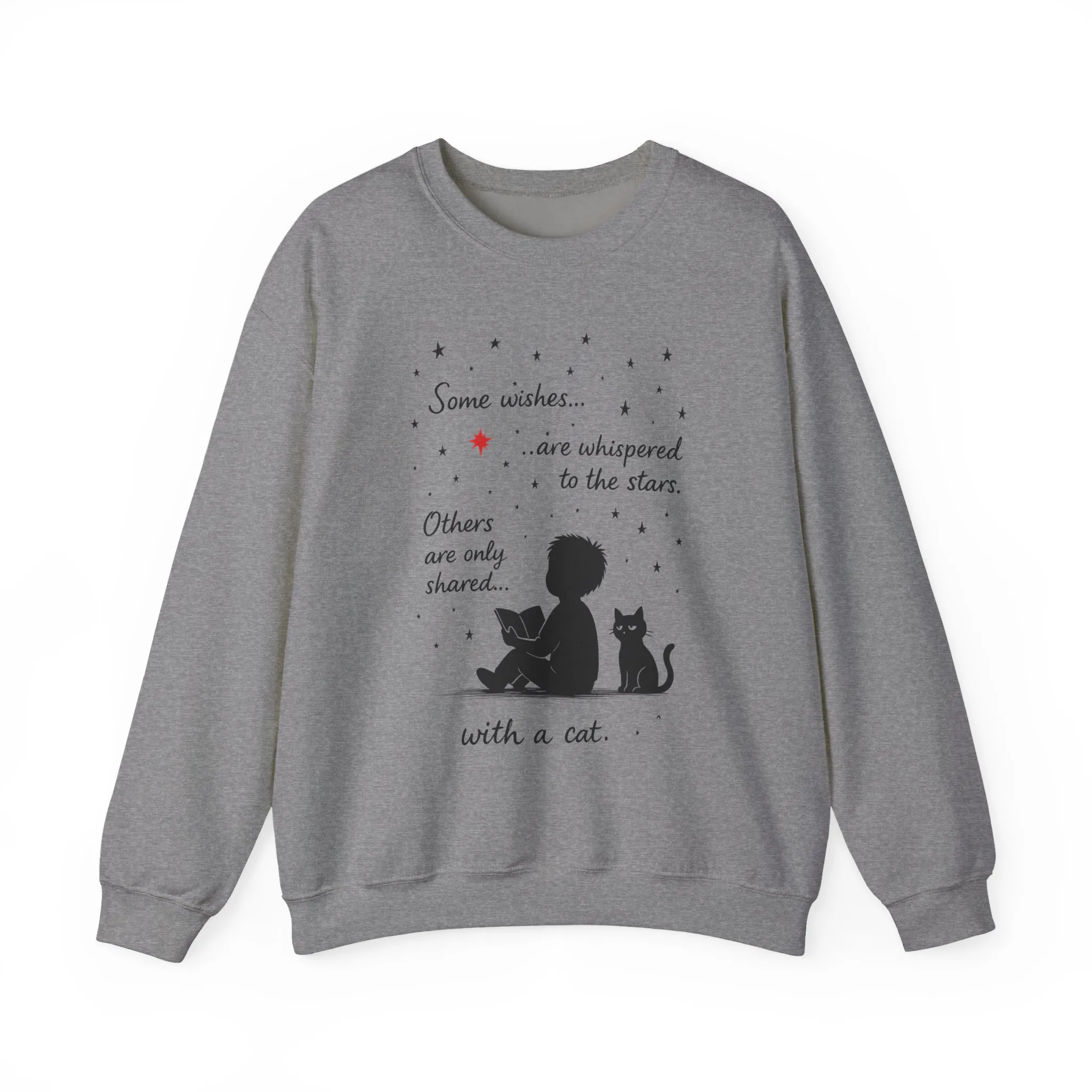 Cozy Cat-Inspired Crewneck Sweatshirt - Literary Lover Gift, Womens Layer, Cat Enthusiast Apparel, Thoughtful Gift for Cozy Nights - Image 16