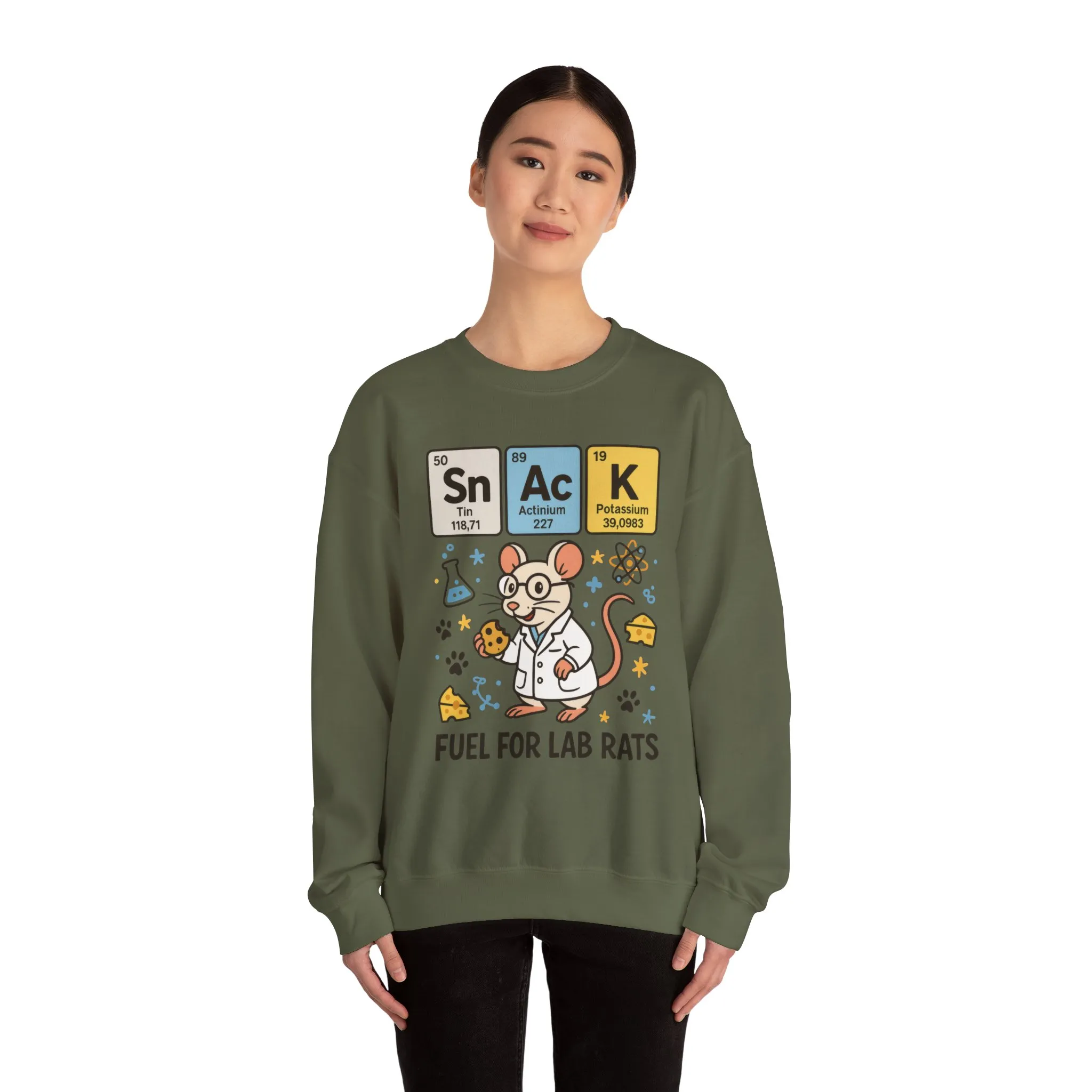 Lab Rat Science Sweatshirt, Science Crewneck, Funny Gift for Teachers, Chemistry Sweatshirt, Cute Lab Rat Design, Perfect for Birthdays - Image 43
