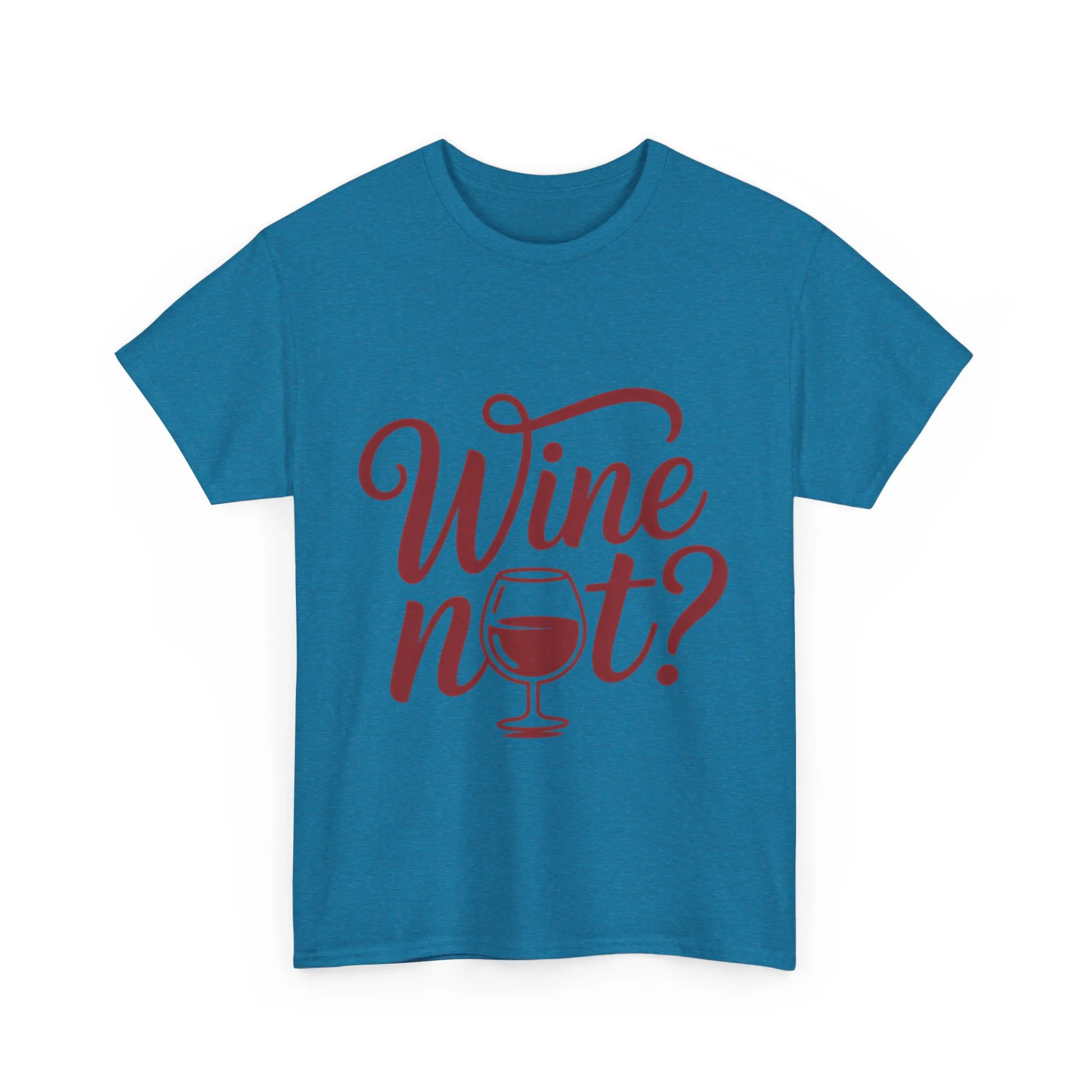 Funny Wine Lover Shirt, Wine Not Graphic Tee, Unisex Heavy Cotton T-Shirt, Pun Shirt for Wine Drinkers & Party Vibes, Gift for Wine-tasting - Image 42
