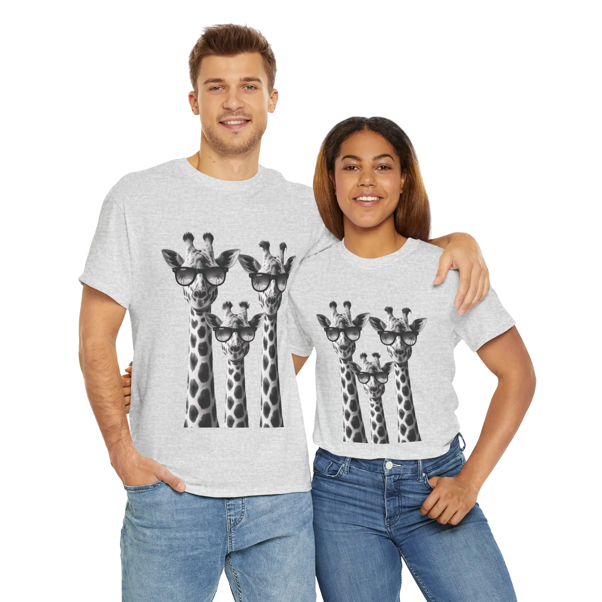 Cool Giraffes Unisex Tee, Fun Gift for Animal Lovers, Nature Enthusiasts, Safari Wildlife Lover Shirt - Image 32