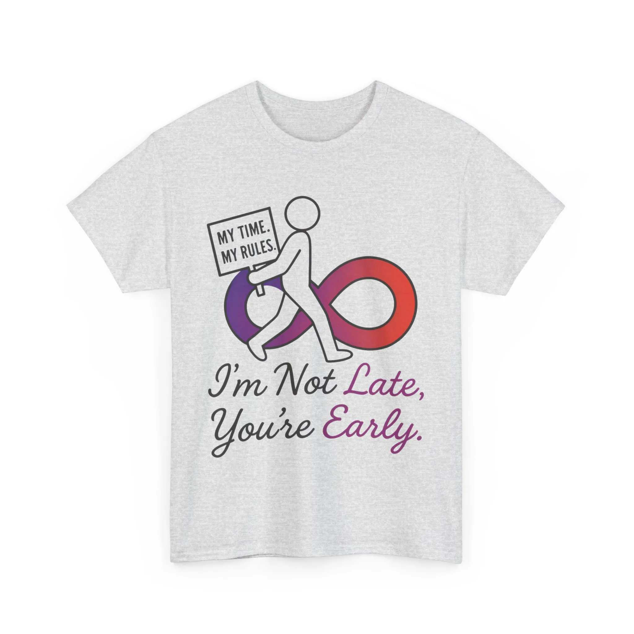 My Time My Rules Women's Heavy Cotton Tee, Funny T-Shirt, Casual Wear, women empowerment tee, confident woman shirt, self love t shirt - Image 4