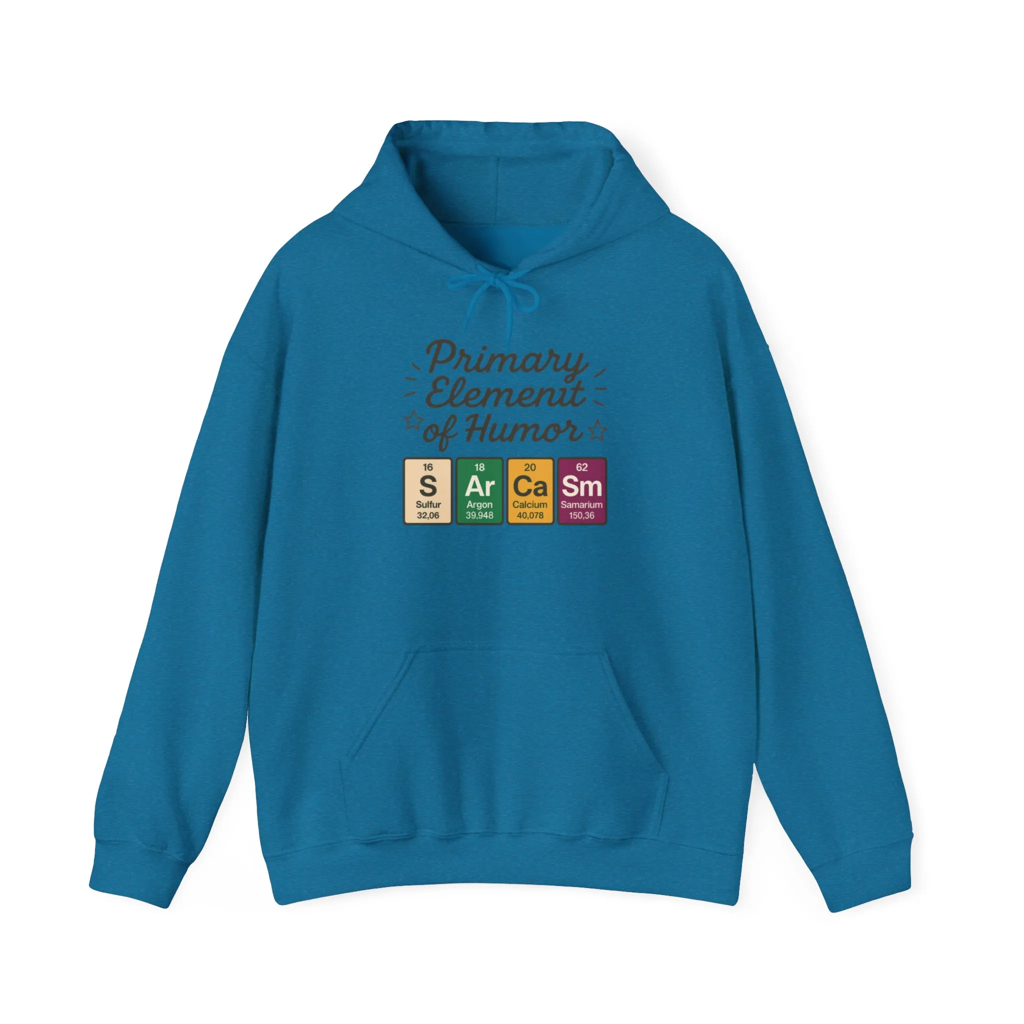 Sarcasm Hoodie for Men, Funny Nerd Hoodie, Primary Element of Humor Sweatshirt, Science Lover Gift for Him, Sarcastic Humor Apparel - Image 49