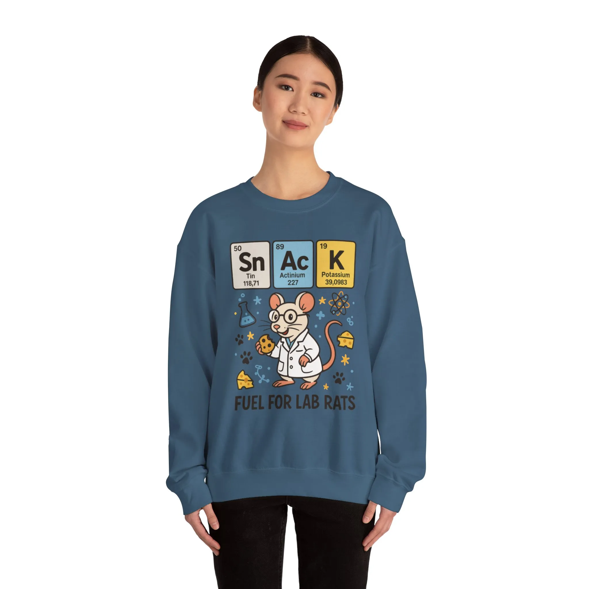 Lab Rat Science Sweatshirt, Science Crewneck, Funny Gift for Teachers, Chemistry Sweatshirt, Cute Lab Rat Design, Perfect for Birthdays - Image 24