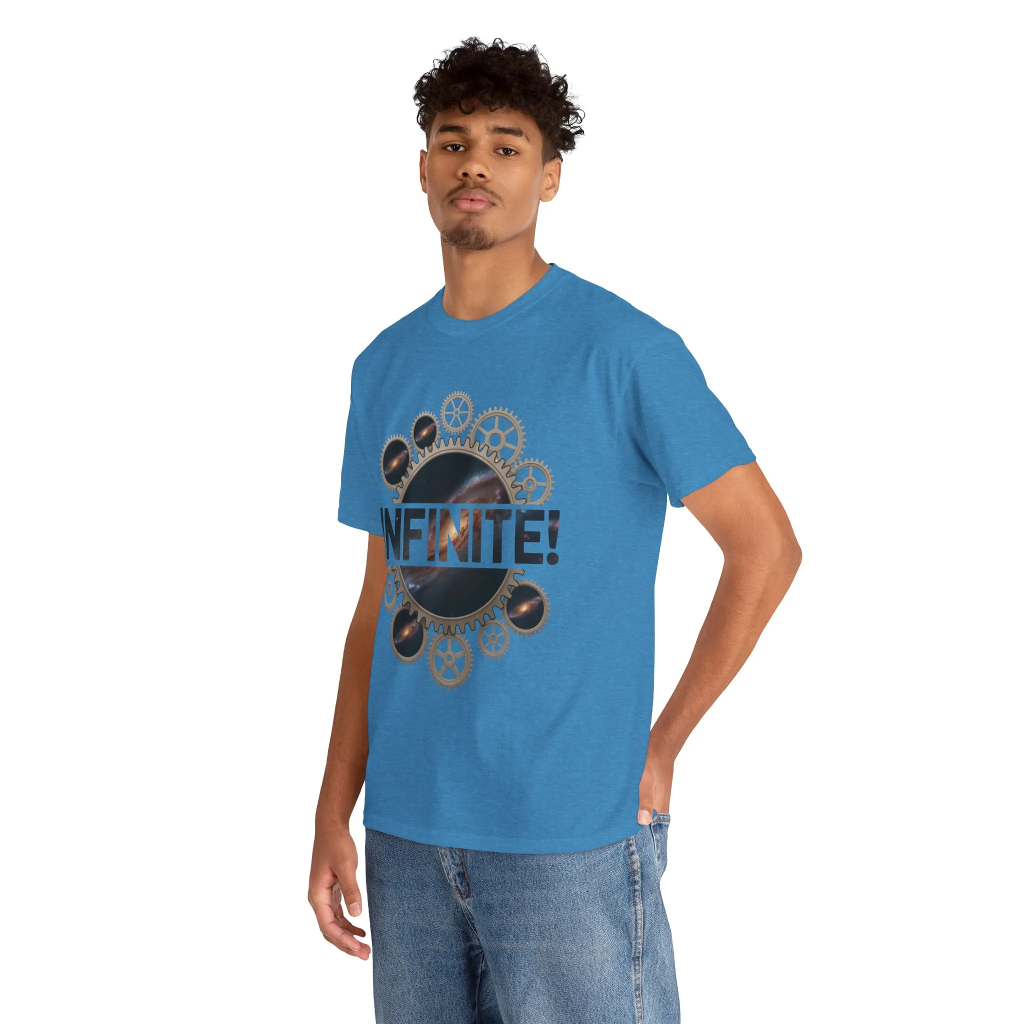 Steampunk Space Gears T-Shirt, Unisex Infinite Universe Graphic Tee, Cosmic Mechanical Design Tee for Sci-Fi & Engineering Lovers - Image 30