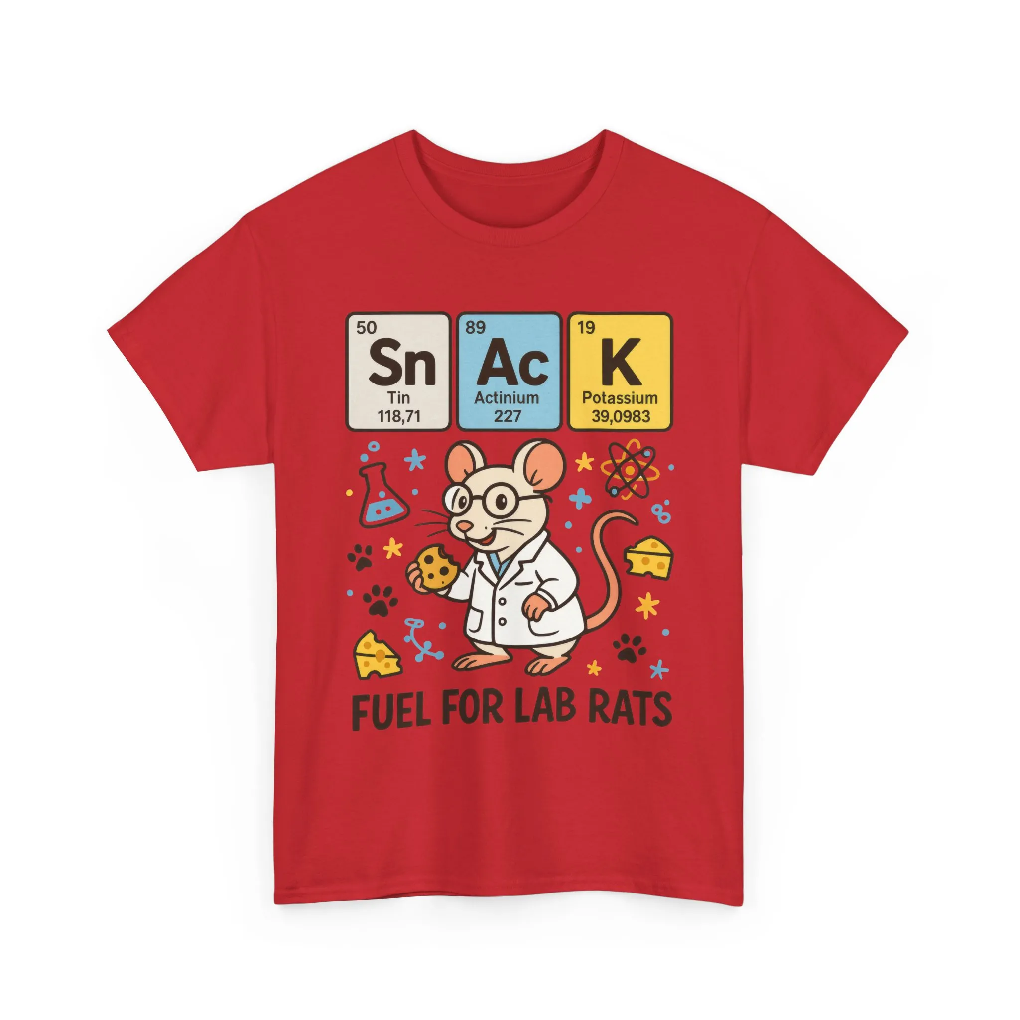 Funny Womens Science T-Shirt,Periodic Table Tee, Fuel for Lab Rats Nerdy Shirt, Gifts for STEM Lovers, Quirky Science Apparel - Image 34