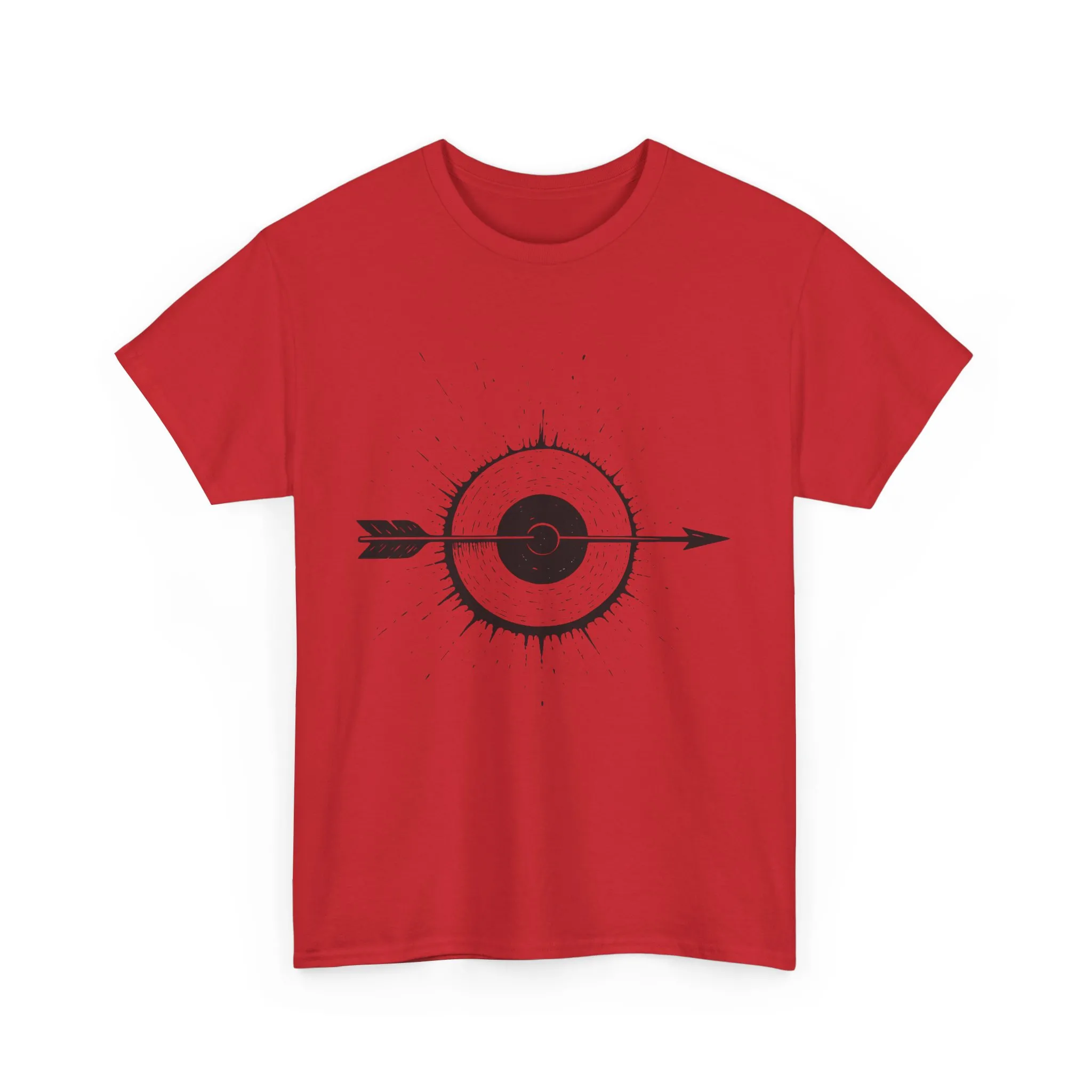 Artistic Arrow Graphic Unisex Cotton Tee, Motivational Shirt, Casual Wear, Gift for Him/Her, Trendy Fashion - Image 28