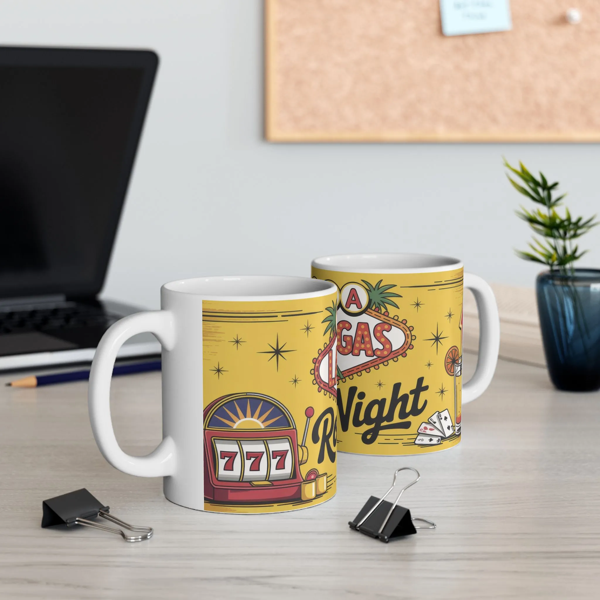 Viva Las Vegas Mug, Retro Coffee Cup, Vegas Gift for Casino Lovers & Travel Enthusiasts, Casino Theme Ceramic Mug - Image 5