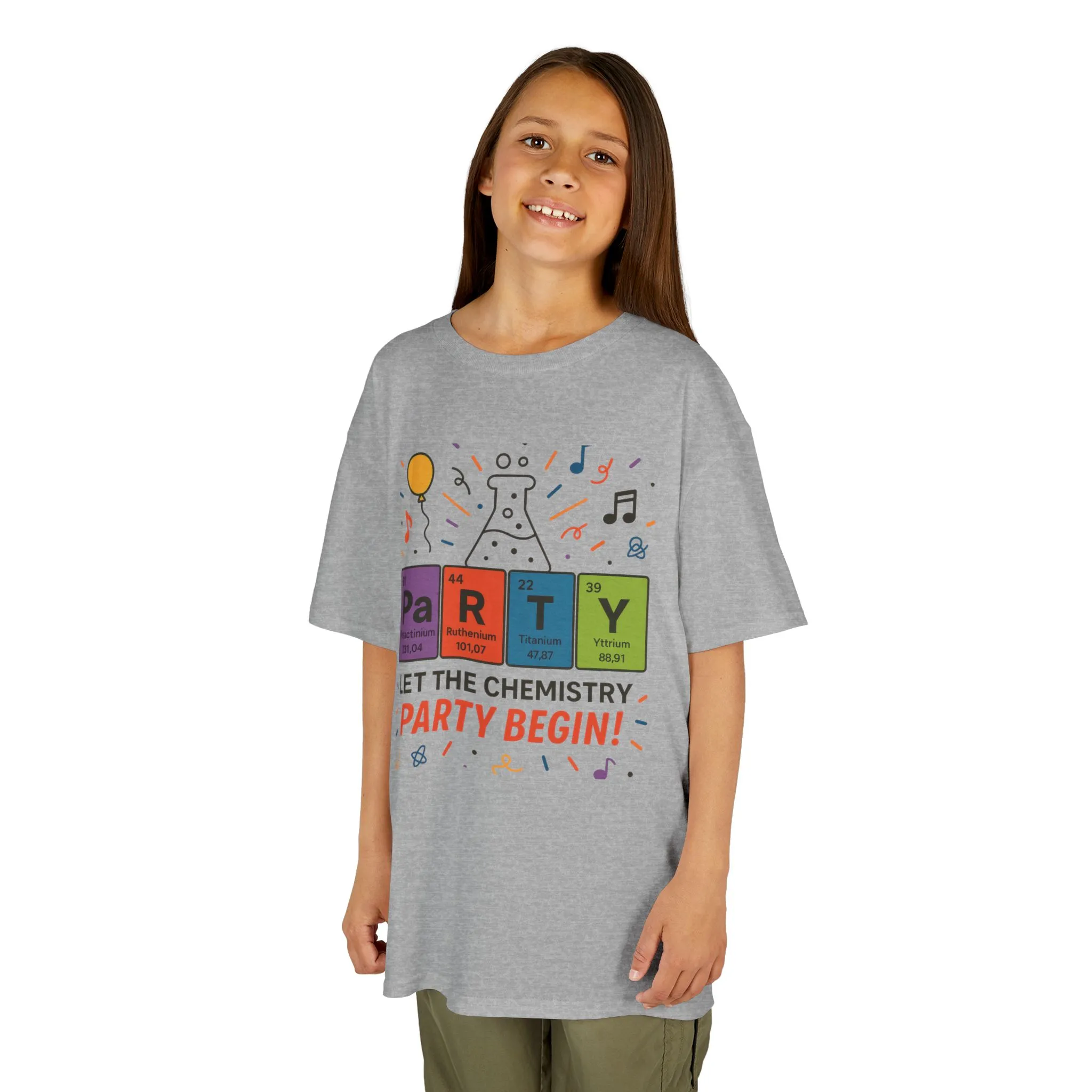 Kids' Chemistry Party T-Shirt, Periodic Table Tee, Funny Science Shirt for Boys & Girls, Science Tee, Unique Educational Apparel - Image 3