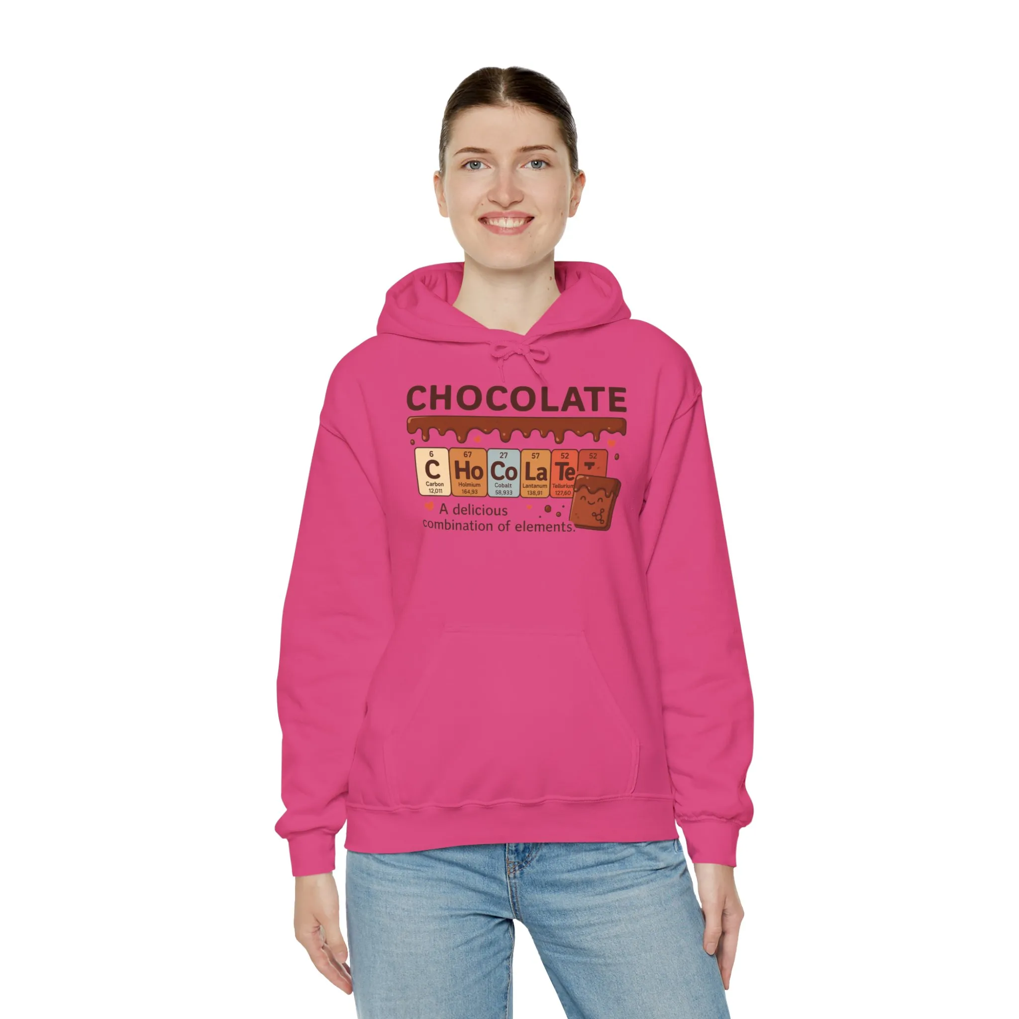 Chocolate Lovers Comfort Hoodie, Perfect Gift for Chemistry Lovers, Casual Wear, Sweet Treats Enthusiasts, Birthdays, Chemistry Students - Image 35
