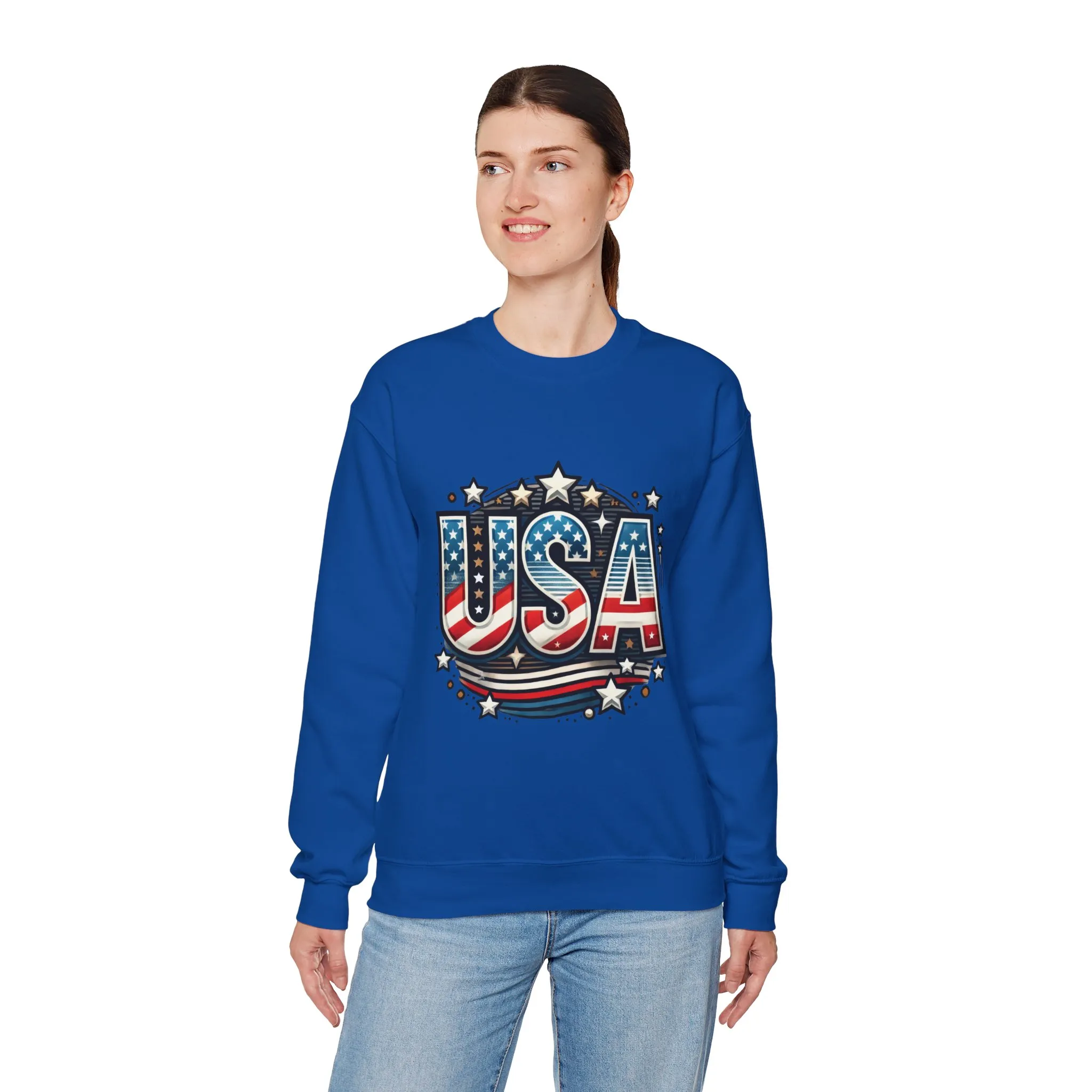 USA Pride Crewneck Sweatshirt, Comfortable Unisex Top, Great for Fourth of July, Independence Day, Everyday Wear, Cozy Gift - Image 29