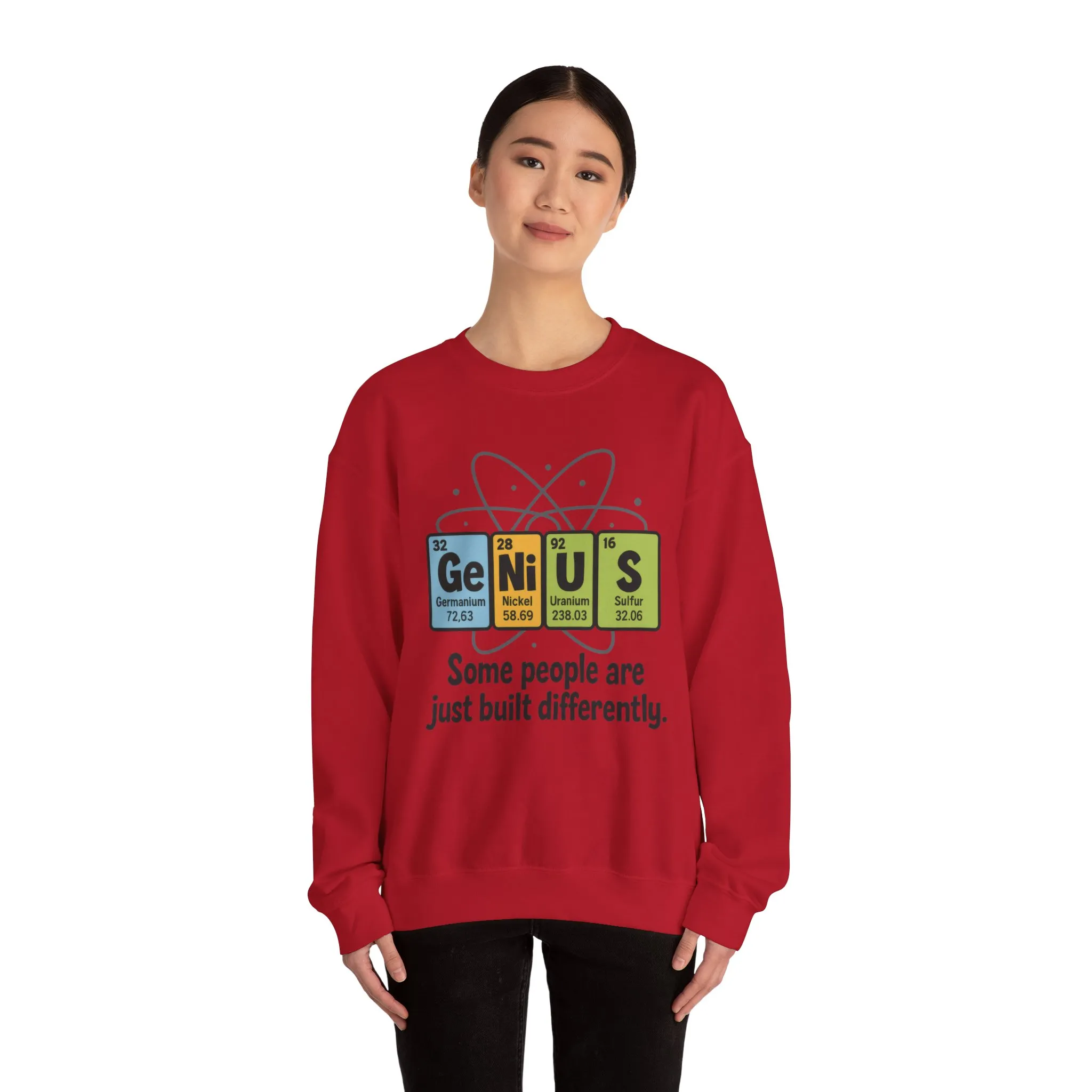 Funny Mens Genius Sweatshirt, Periodic Table Nerd Pullover, Smart Science Gift for Him, Genius Sweatshirt, Science Lovers Gift - Image 30