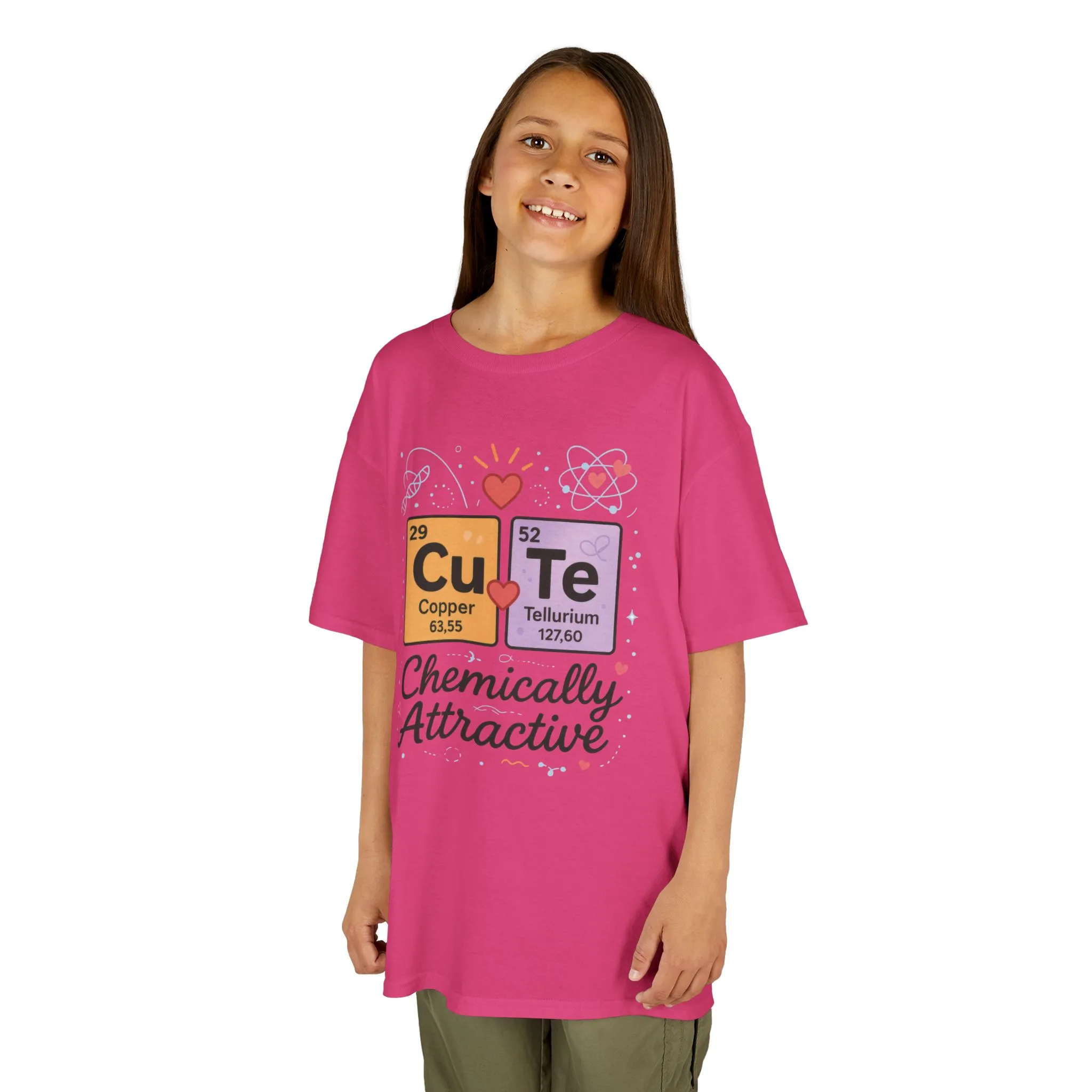 Cute Science Kids TeeT-Shirt, Periodic Table Tee, Funny Nerdy Gift for Young Girl, Cute Chemistry Young Girl T-Shirt, Classroom Wear - Image 18