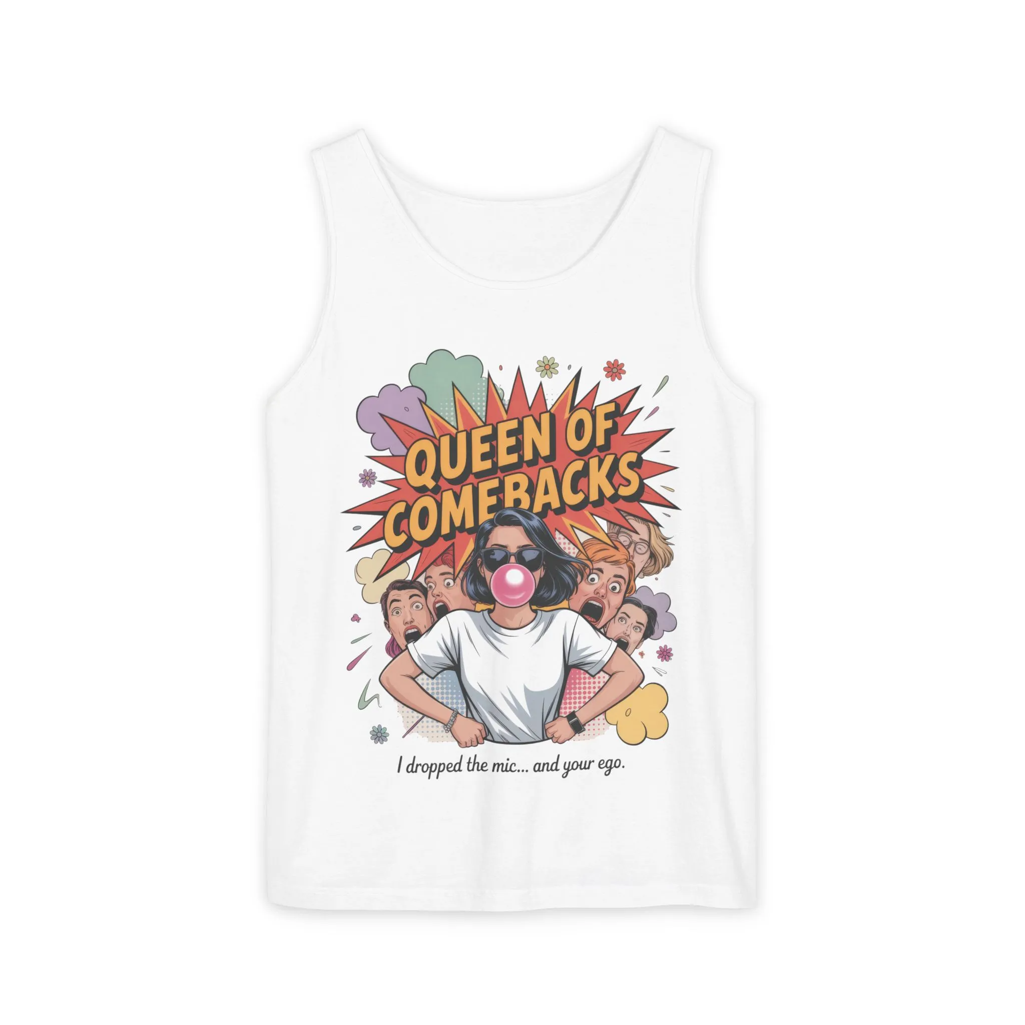 Funny Women's Tank Top, Queen of Comebacks Tee, Funny Graphic Tank, Gift for Her, Casual Wear, Comedy Apparel - Image 3