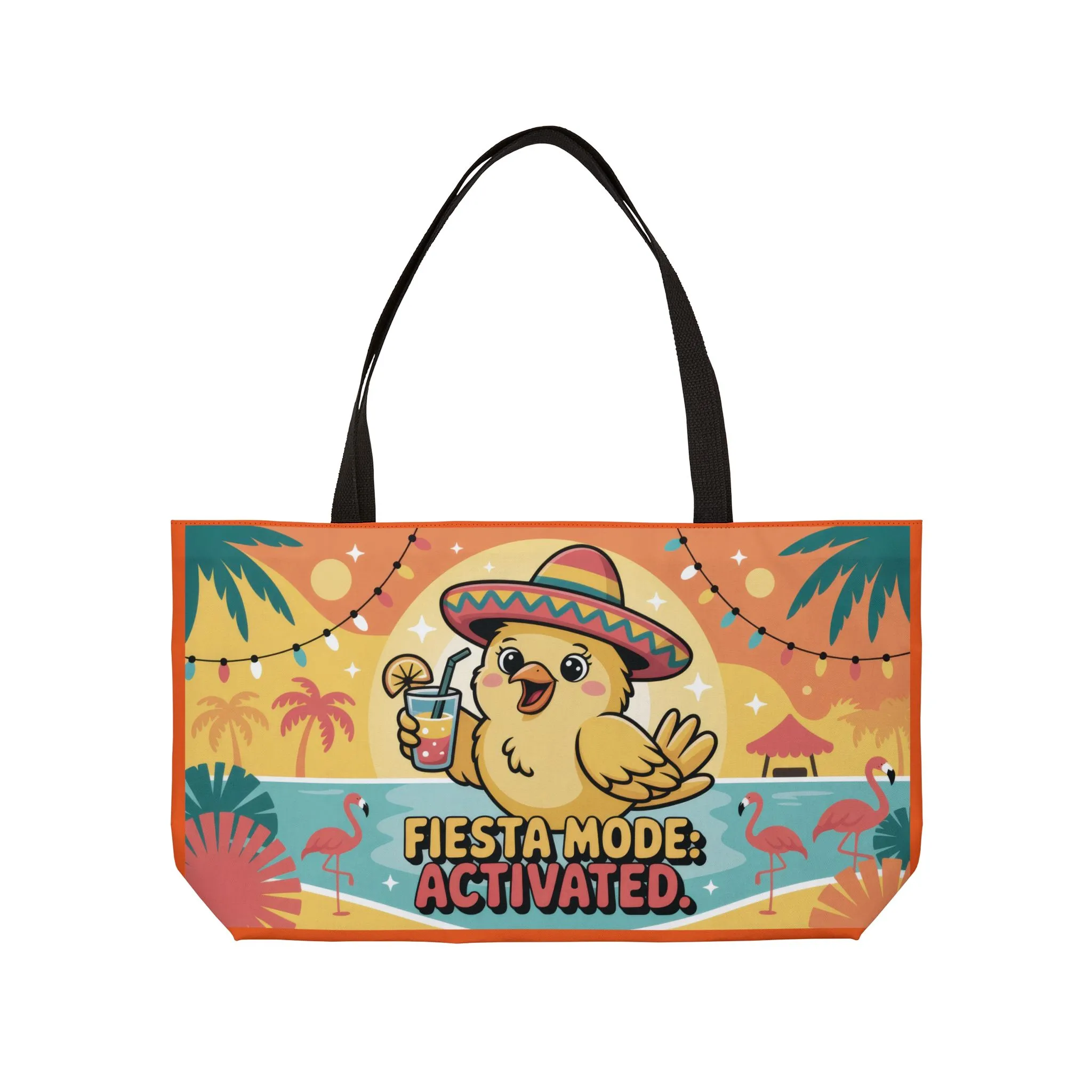 Fiesta Mode Weekender Tote Bag, Vibrant Beach Bag, Travel Companion, Summer Accessory, Gift for Vacationers, Party Essentials - Image 2