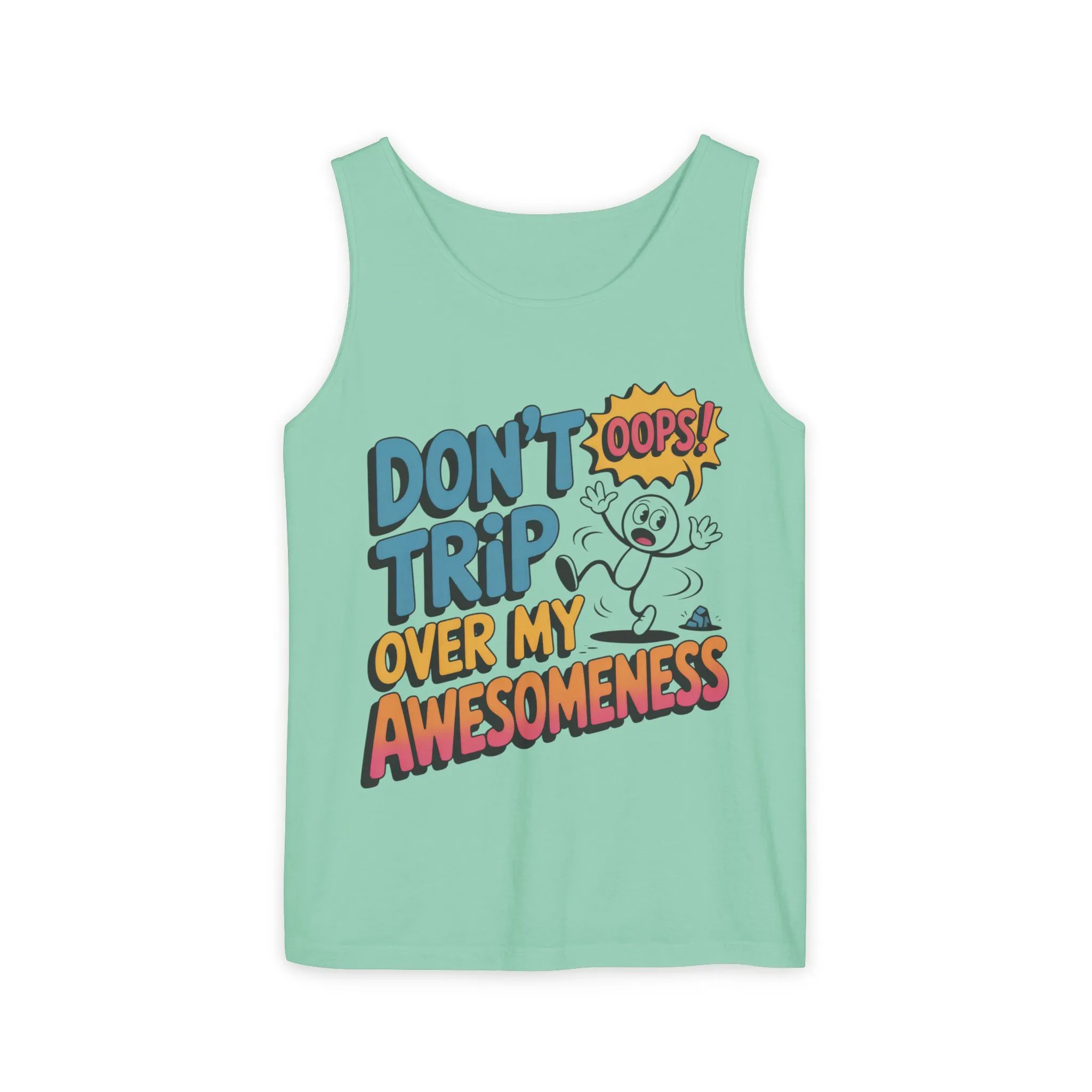 Funny Graphic Tank Top, Don't Trip Over My Awesomeness Tank, Womens Cotton Tank for Casual Wear, Gift for Friends, Birthday Gift, Humor Tee - Image 7