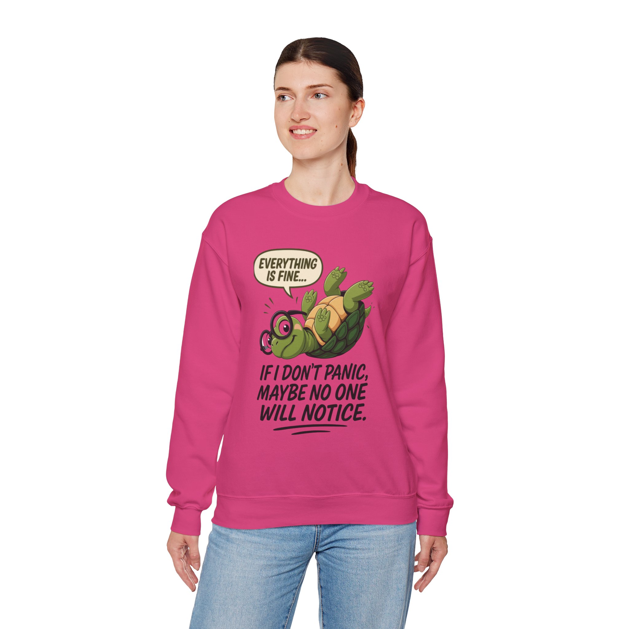 Casual Humor Unisex Sweatshirt, Perfect Gift for Anxiety Relief, Social Anxiety Joke, Quirky Graphic Sweatshirt, Introvert Humor Gift - Image 38