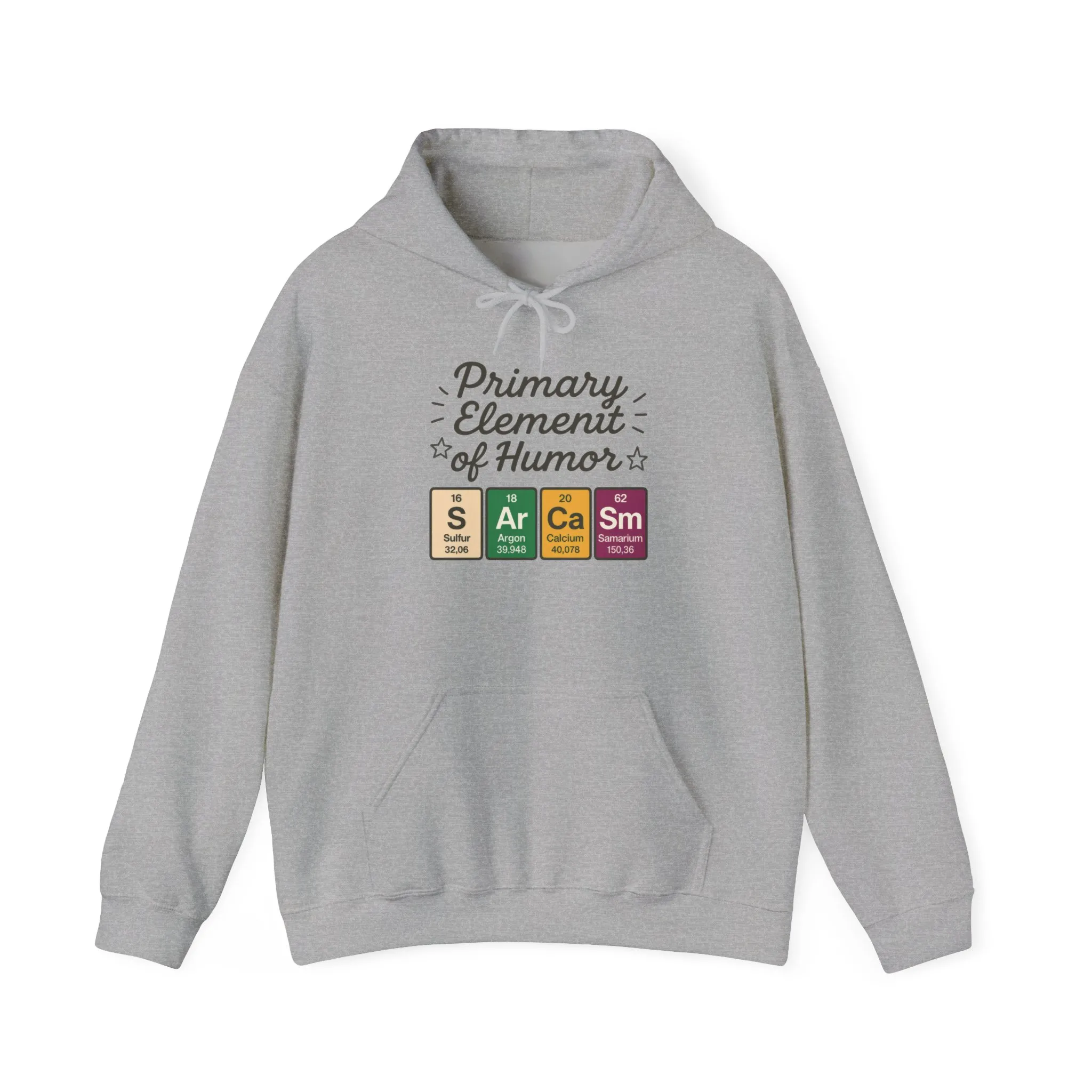 Sarcasm Hoodie for Women, Funny Chemistry Hoodie, Primary Element of Humor Science Sweatshirt, Nerdy Gift for Her - Image 9